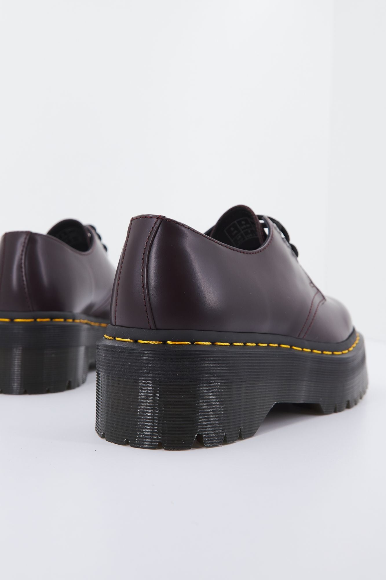 DR. MARTENS 1461 QUAD en color BURDEOS (4)
