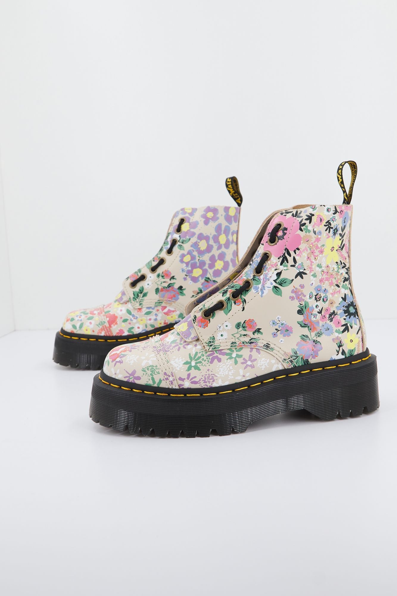DR. MARTENS SINCLAIR PARCHMENT MASH en color FLORAL (2)