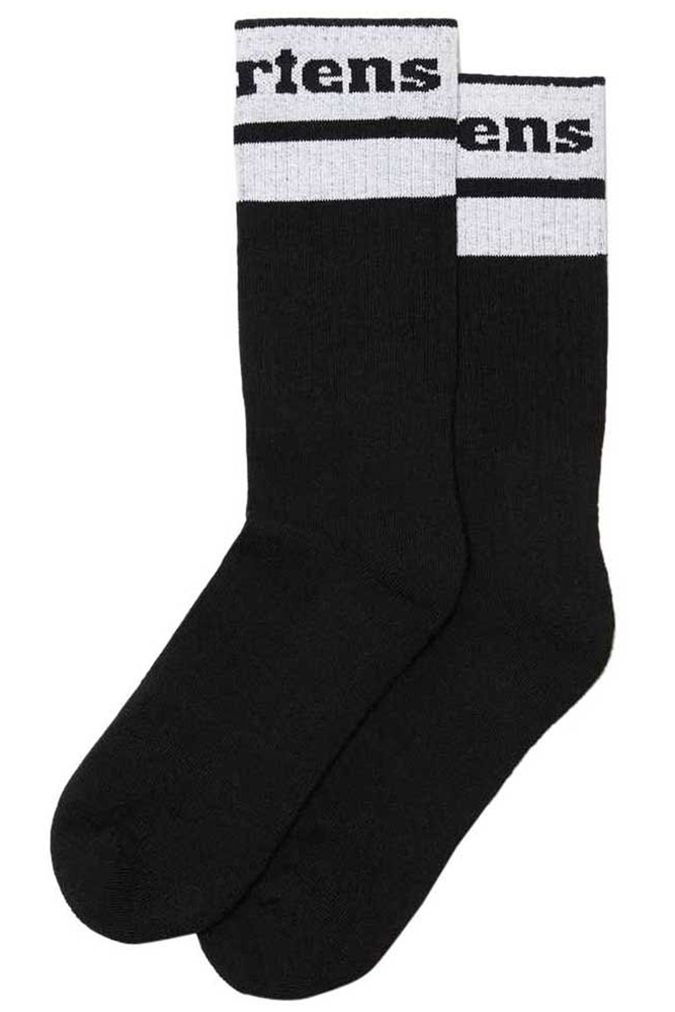 DR. MARTENS ATHLETIC LOGO SOCK en color NEGRO (1)