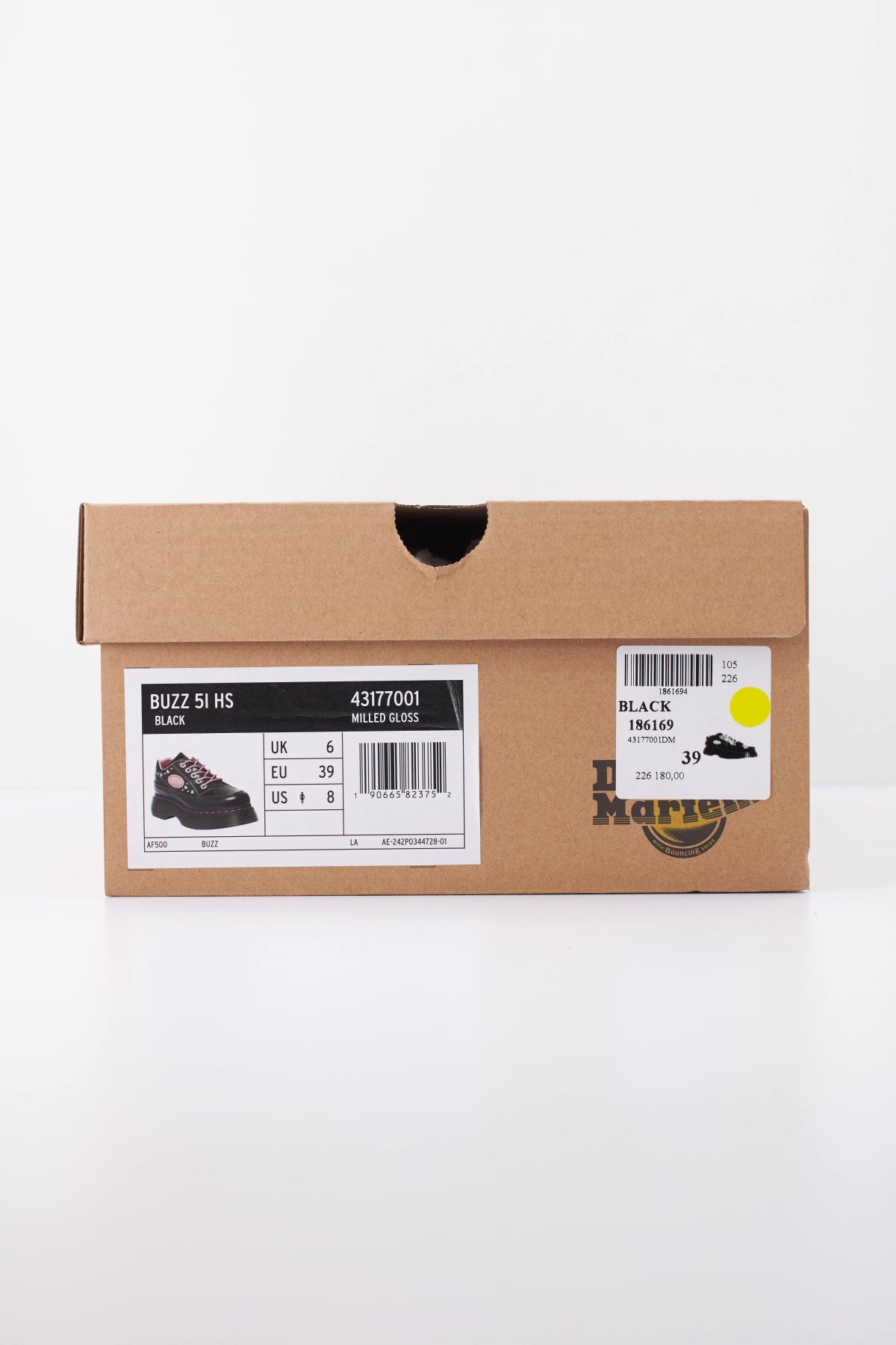 DR. MARTENS BUZZ 5I HS en color NEGRO (6)