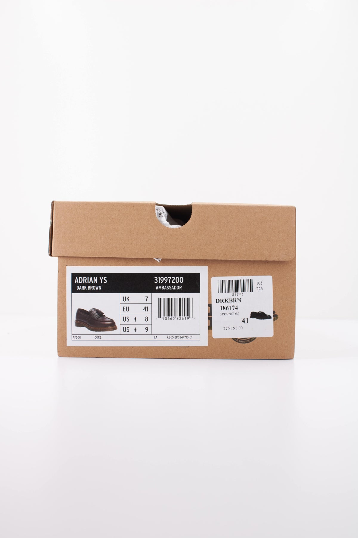 DR. MARTENS ADRIAN YS en color MARRON (6)