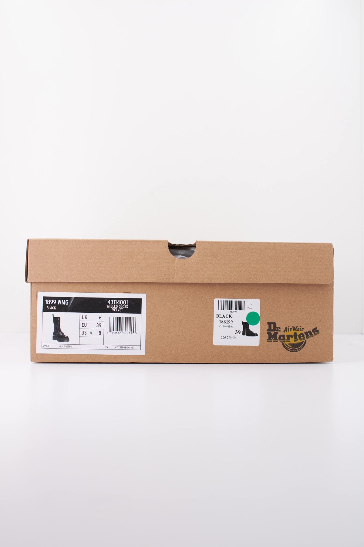 DR. MARTENS 1B99 WMG 43114001 en color NEGRO (6)