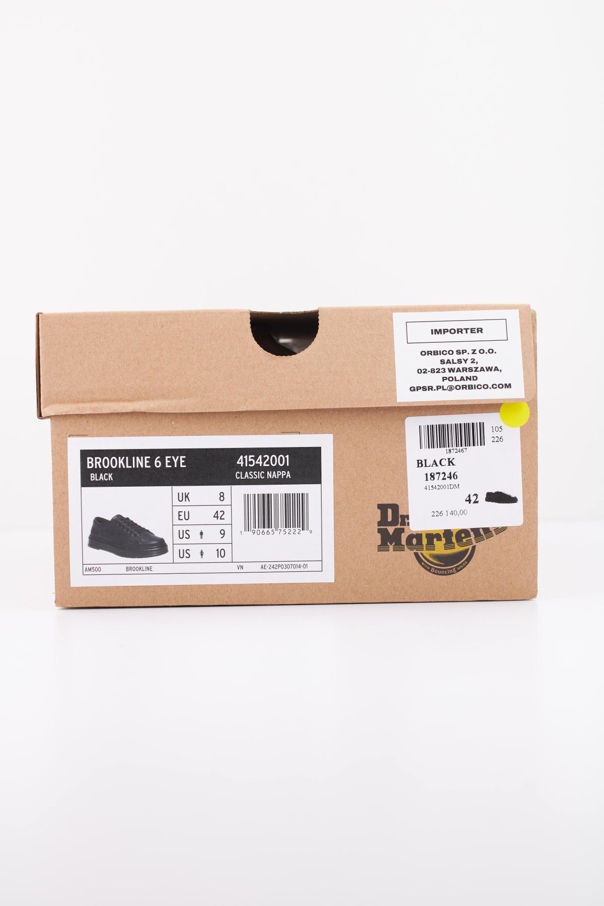 DR. MARTENS BROOKLINE 6 EYE 41542001 en color NEGRO (6)