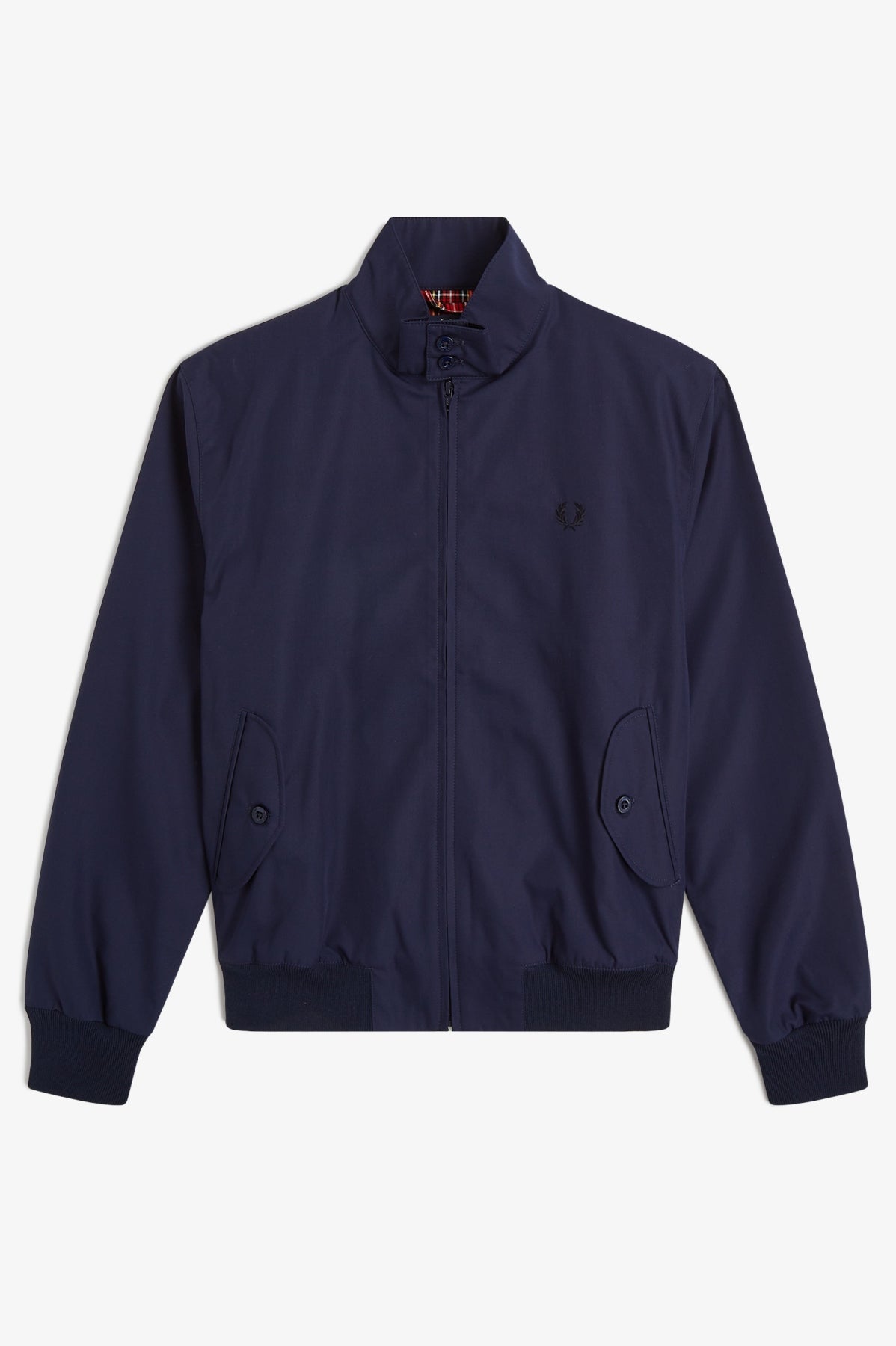 FRED PERRY HARRINGTON JACKET J7320FP en color AZUL (5)