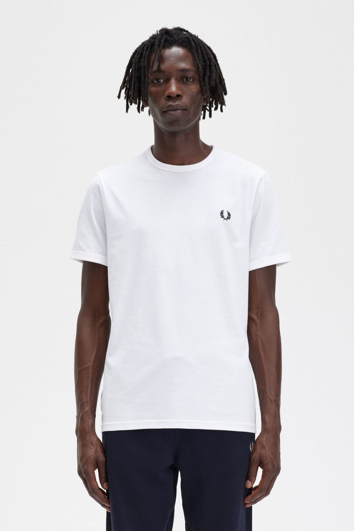 FRED PERRY RINGER T-SHIRT en color BLANCO (1)