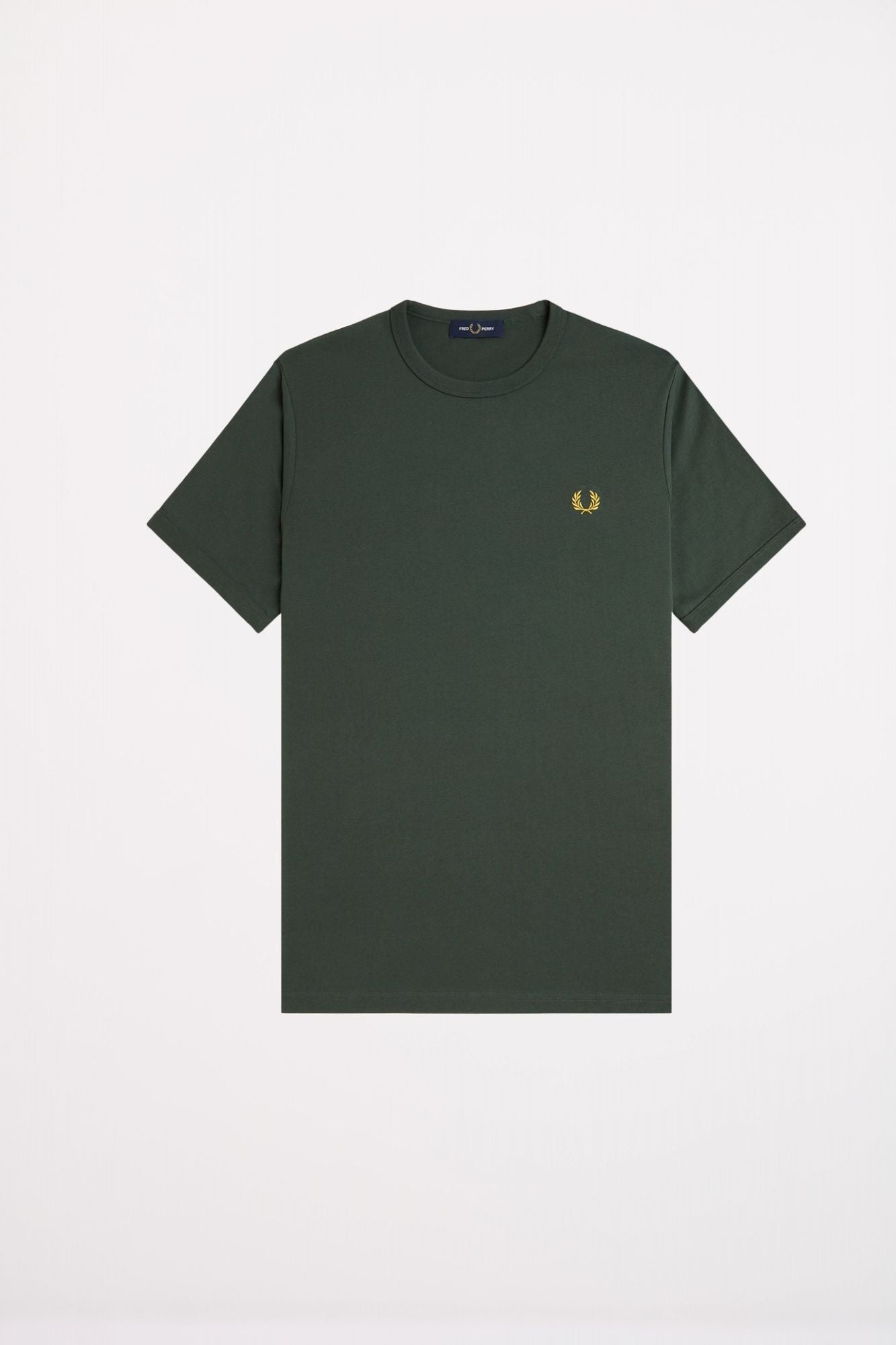 FRED PERRY RINGER T-SHIRT en color VERDE (2)