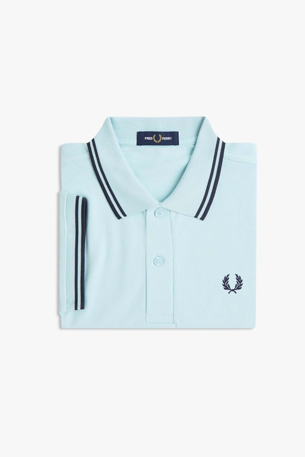 FRED PERRY TWIN TIPPED en color AZUL (3)