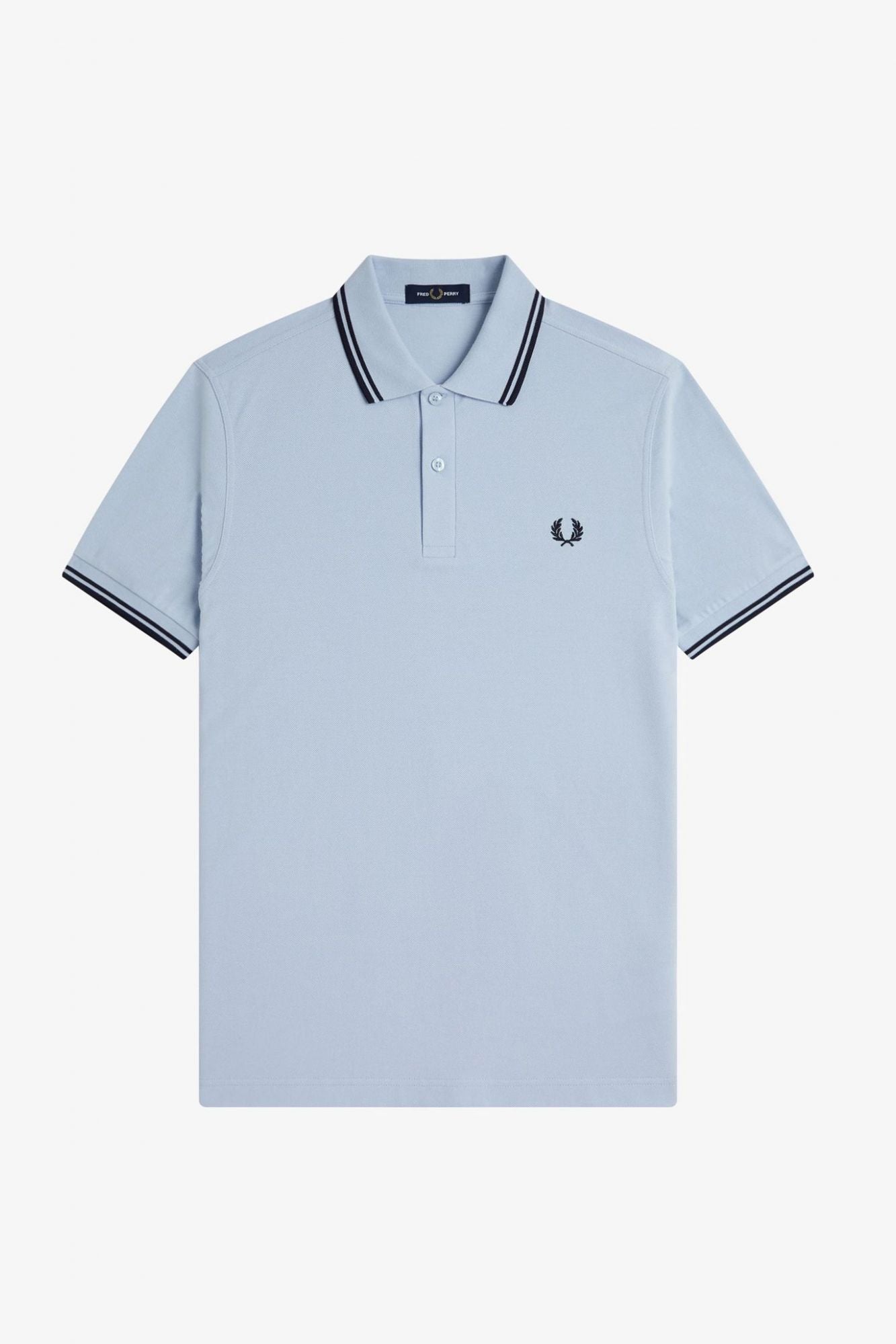 FRED PERRY TWIN TIPPED en color AZUL (2)