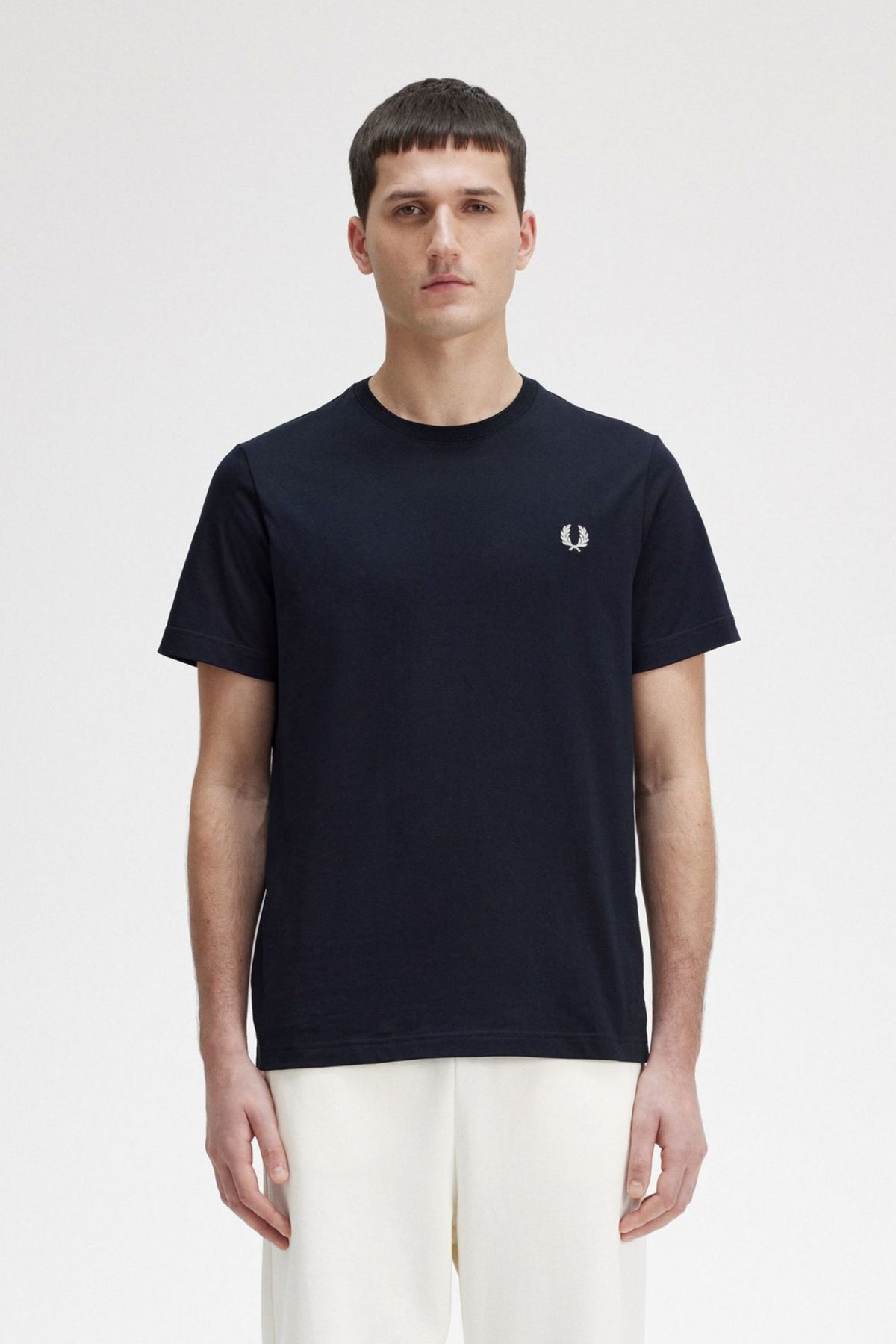 FRED PERRY CREW NECK T-SHIRT M1600FP en color AZUL (1)