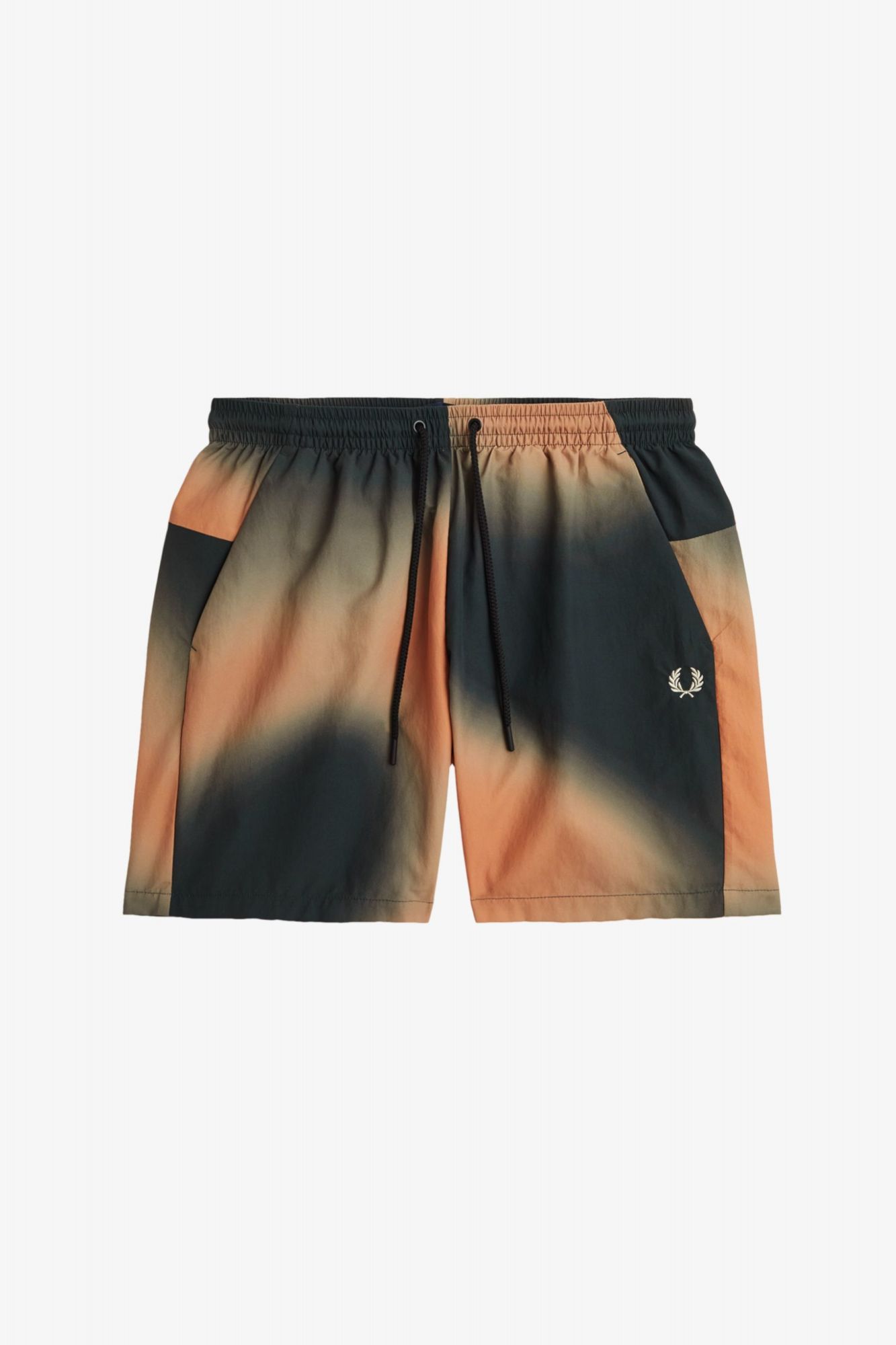 FRED PERRY PRINTED SHORT S7171FP en color NEGRO (2)