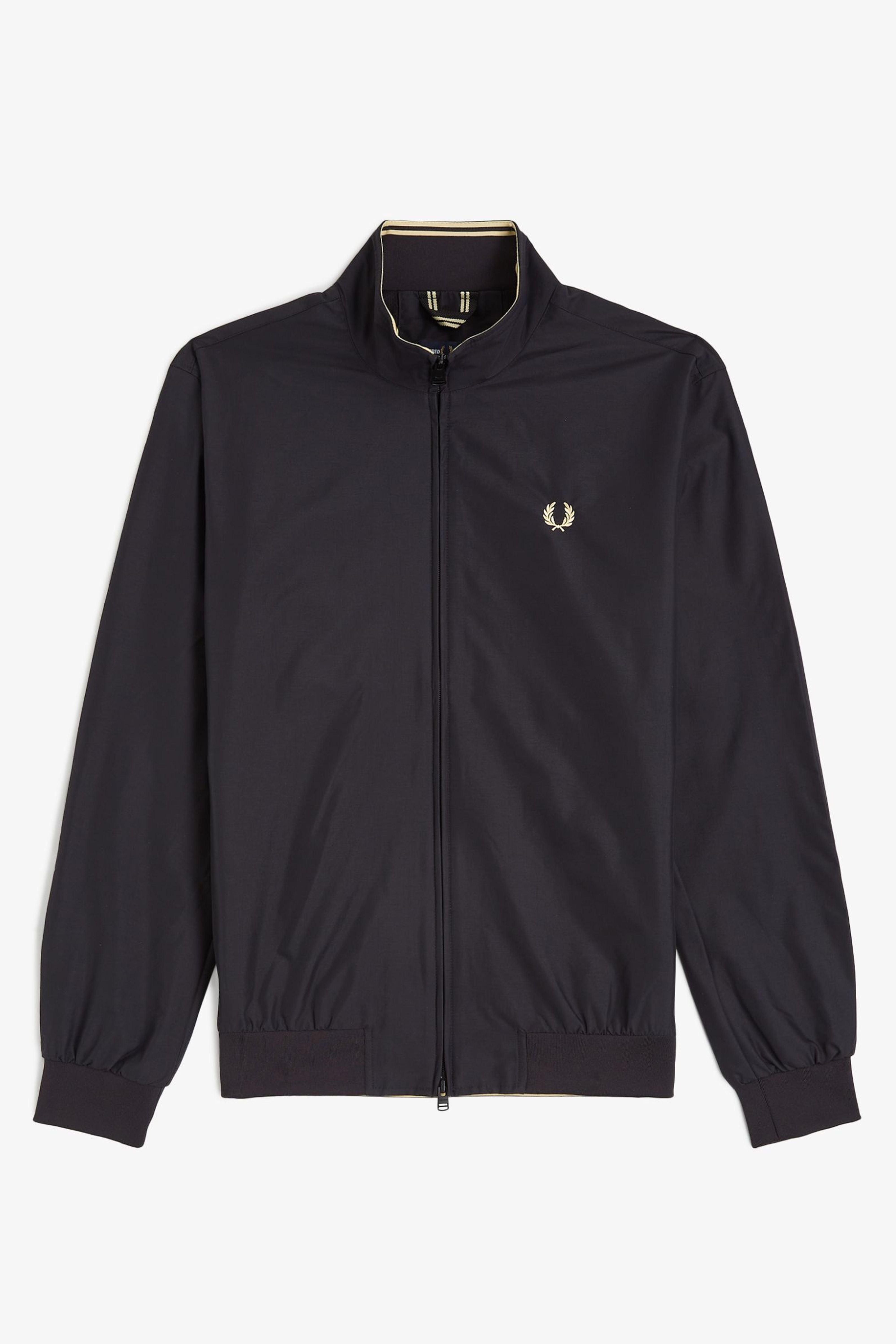 FRED PERRY THE BRENTHAM JACKET en color NEGRO (2)