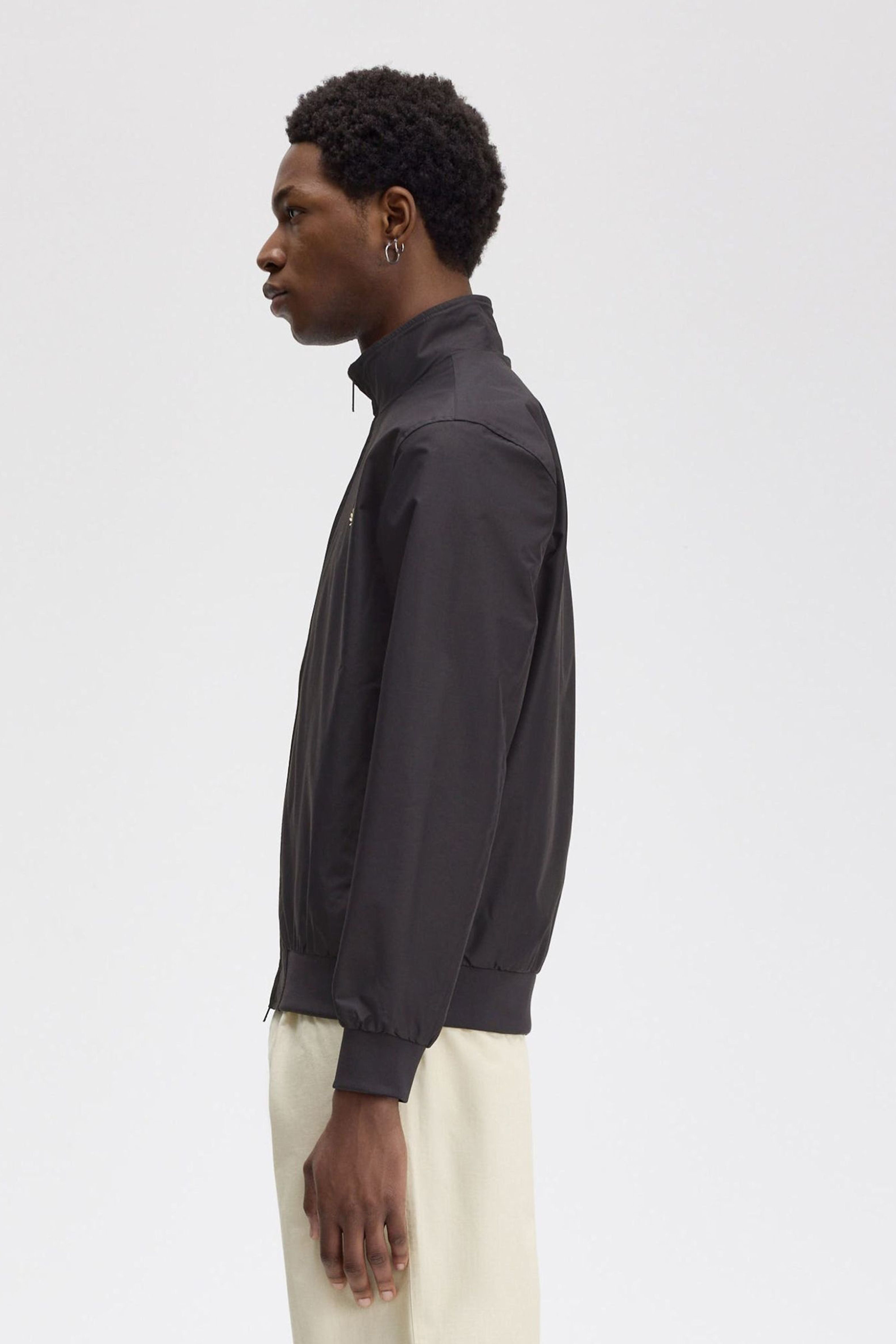 FRED PERRY THE BRENTHAM JACKET en color NEGRO (3)