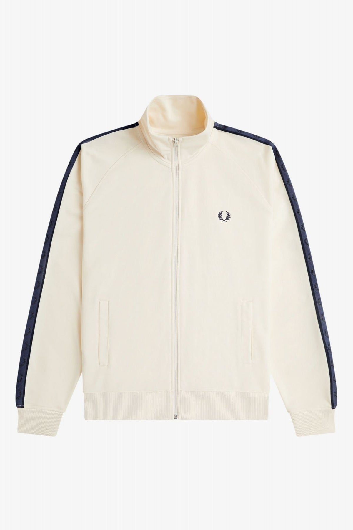 FRED PERRY CONTRAST TAPE TRACK KACKET en color BEIS (2)