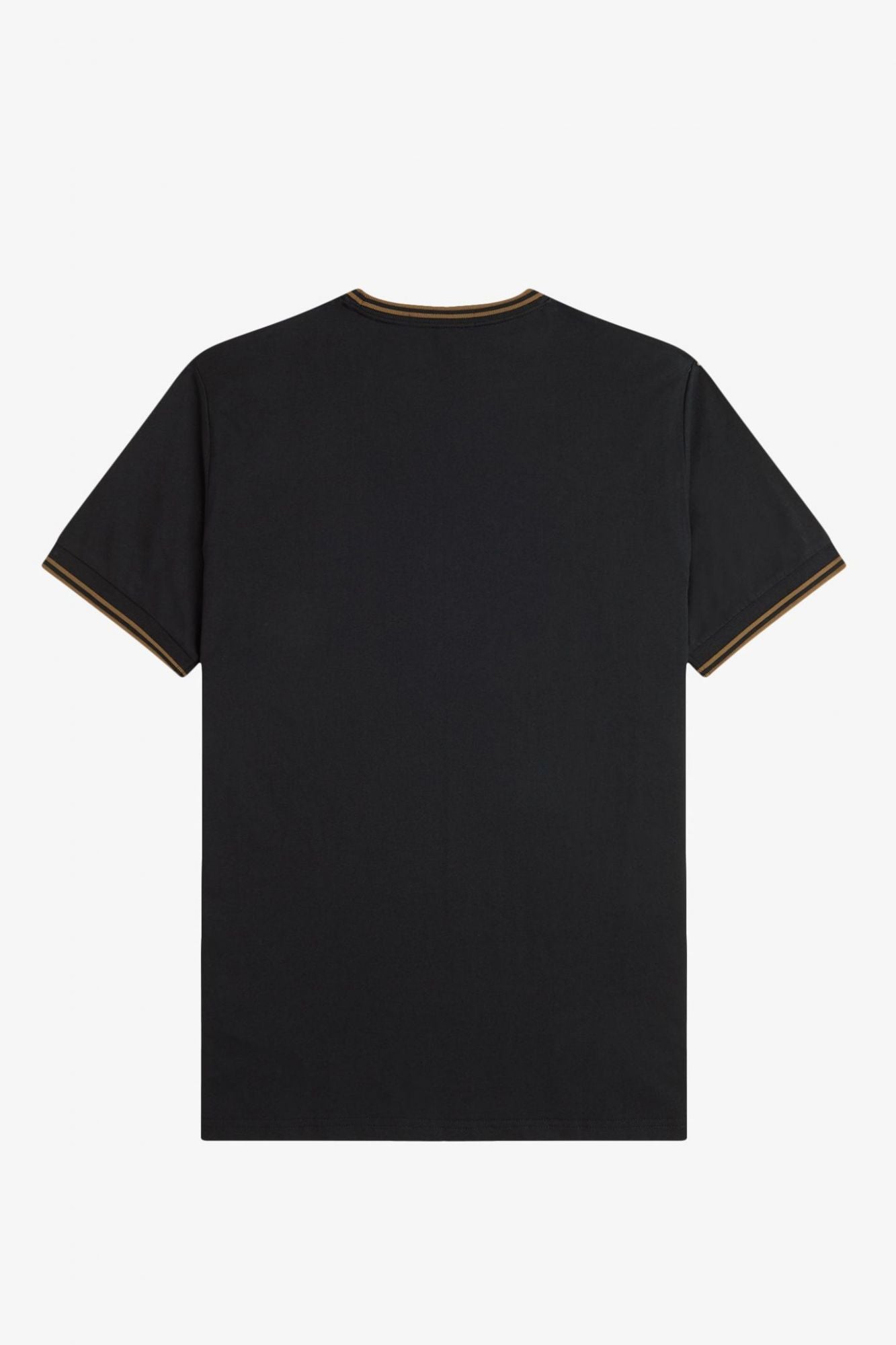 FRED PERRY TWIN TIPPED T-SHIRT en color NEGRO (3)