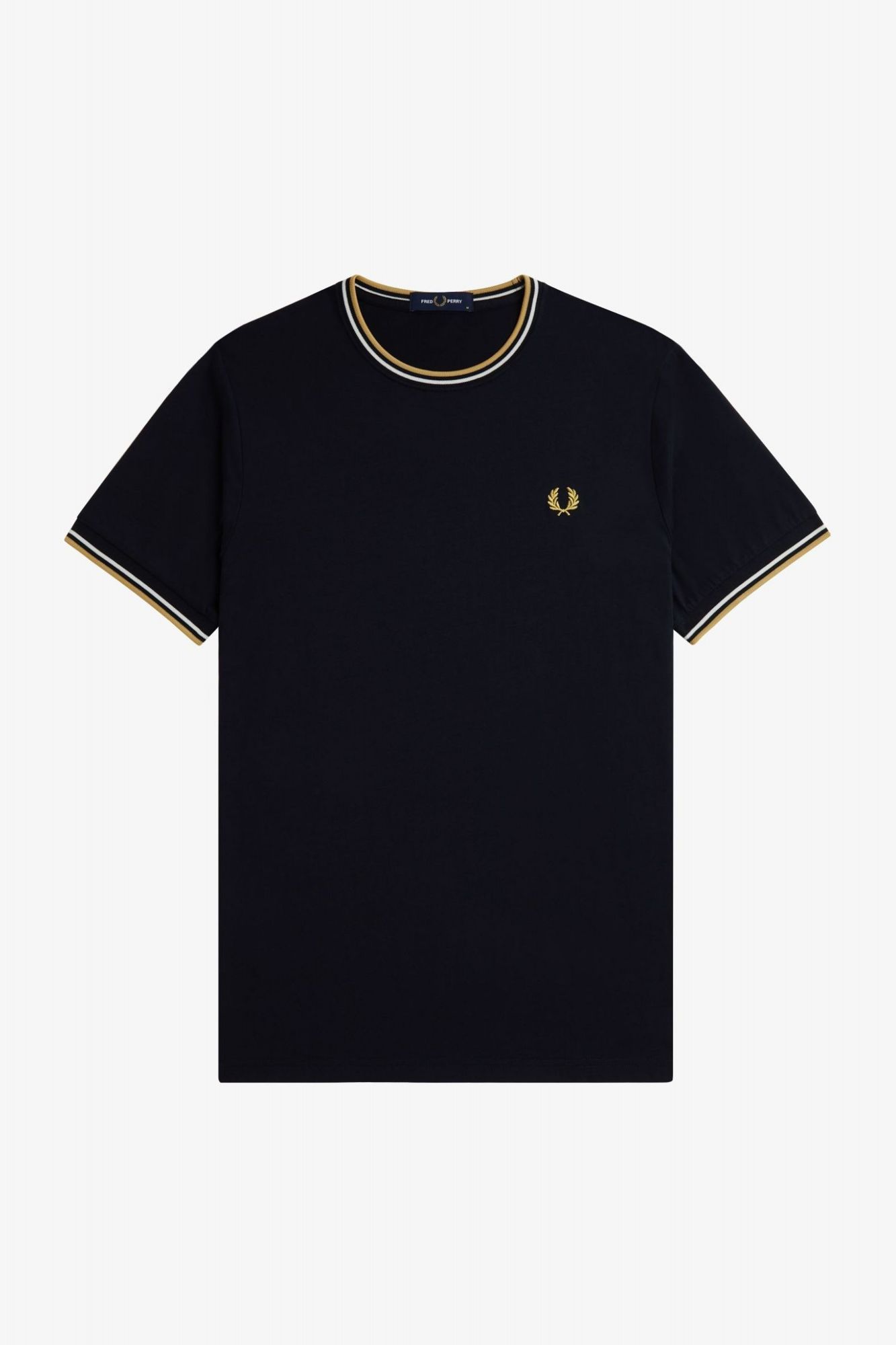 FRED PERRY TWIN TIPPED T-SHIRT en color AZUL (2)