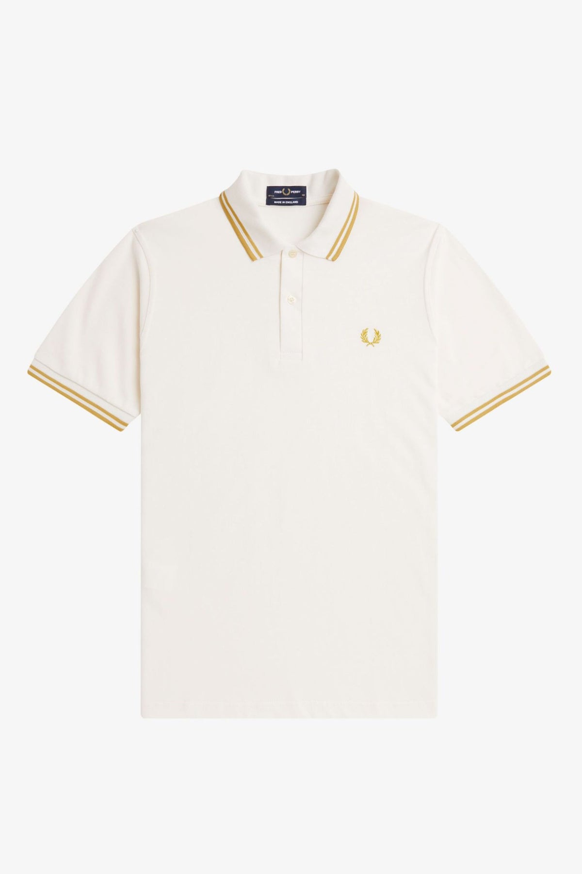 FRED PERRY SINGLE TIPPED FRED PERRY SHIRT M2FP en color BLANCO (2)