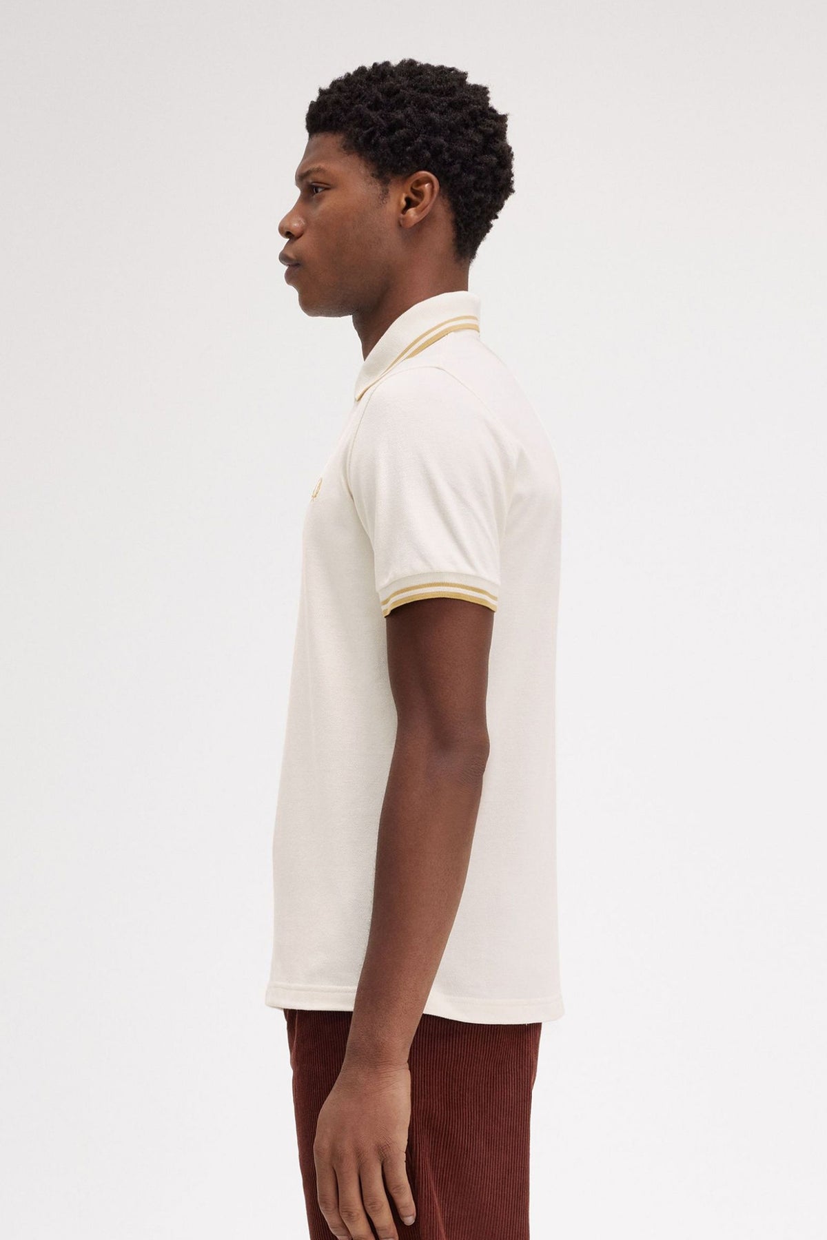 FRED PERRY SINGLE TIPPED FRED PERRY SHIRT M2FP en color BLANCO (3)