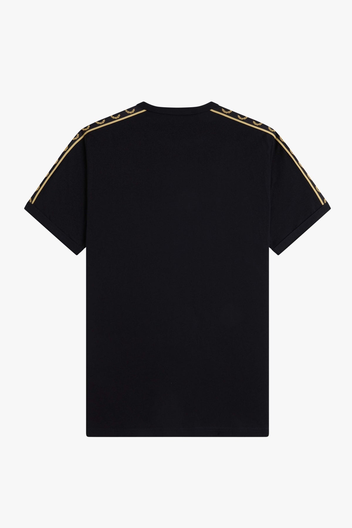 FRED PERRY CONTRAST TAPE RINGER T-SHIR en color NEGRO (2)