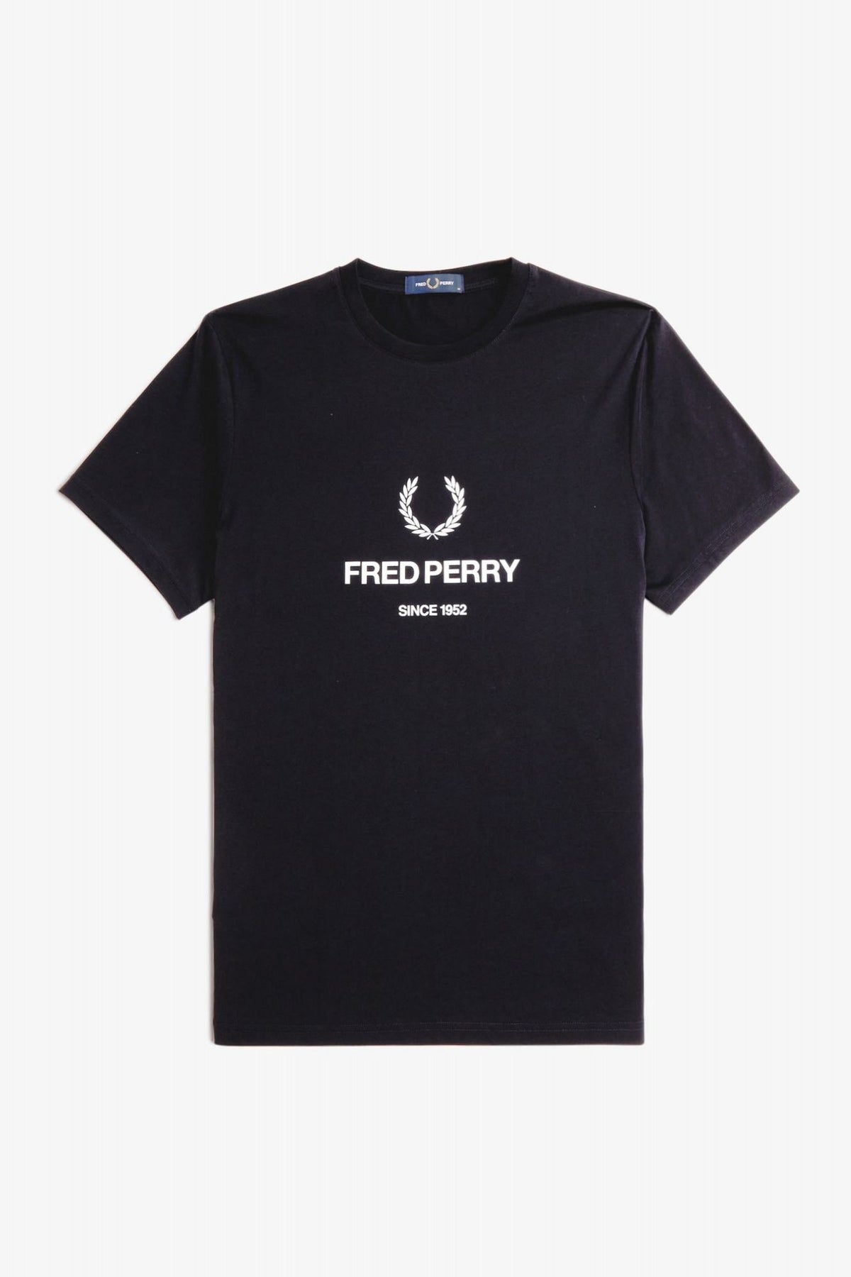 FRED PERRY GRAPHIC T-SHIRT M8588FP en color NEGRO (2)