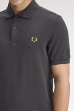 FRED PERRY PLAIN FRED PERRY SHIRT en color GRIS (4)