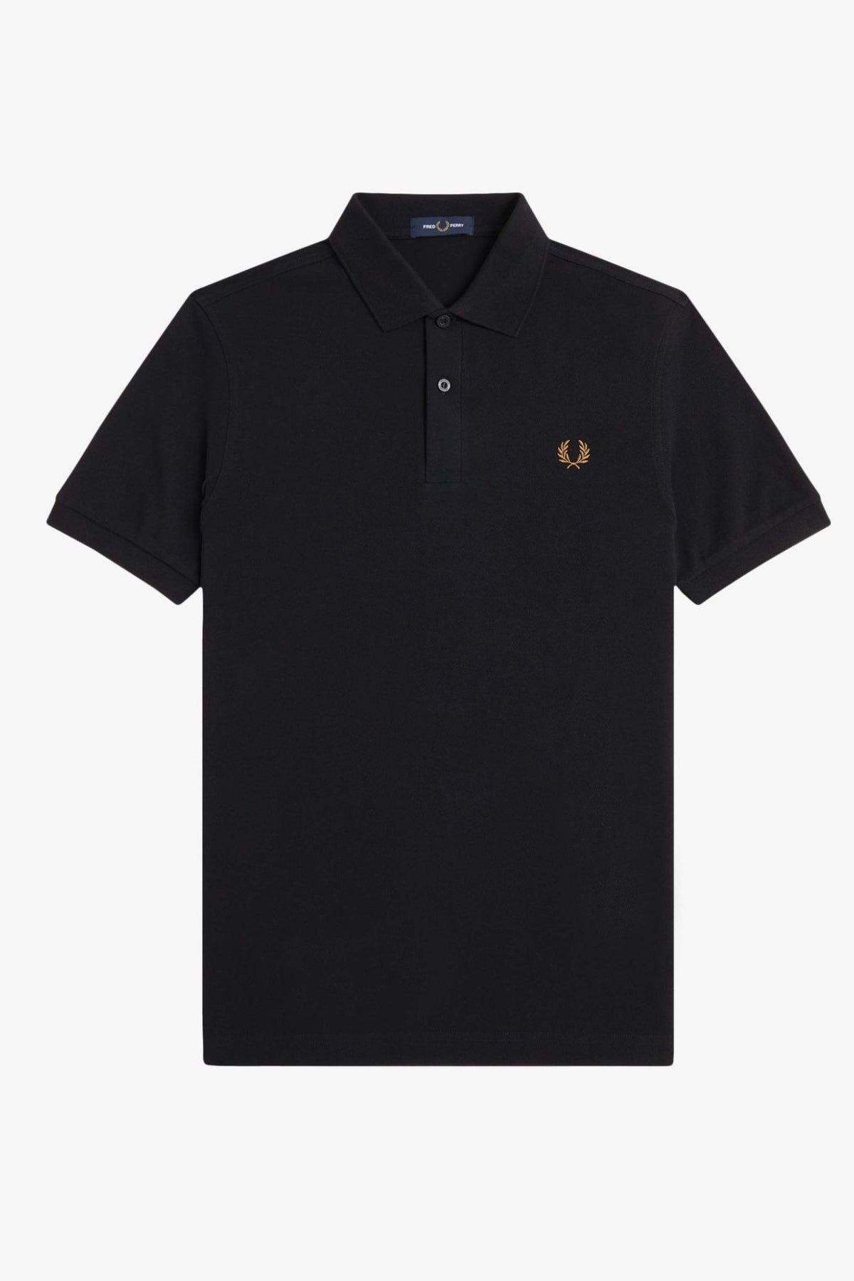 FRED PERRY PLAIN FRED PERRY SHIRT en color NEGRO (1)