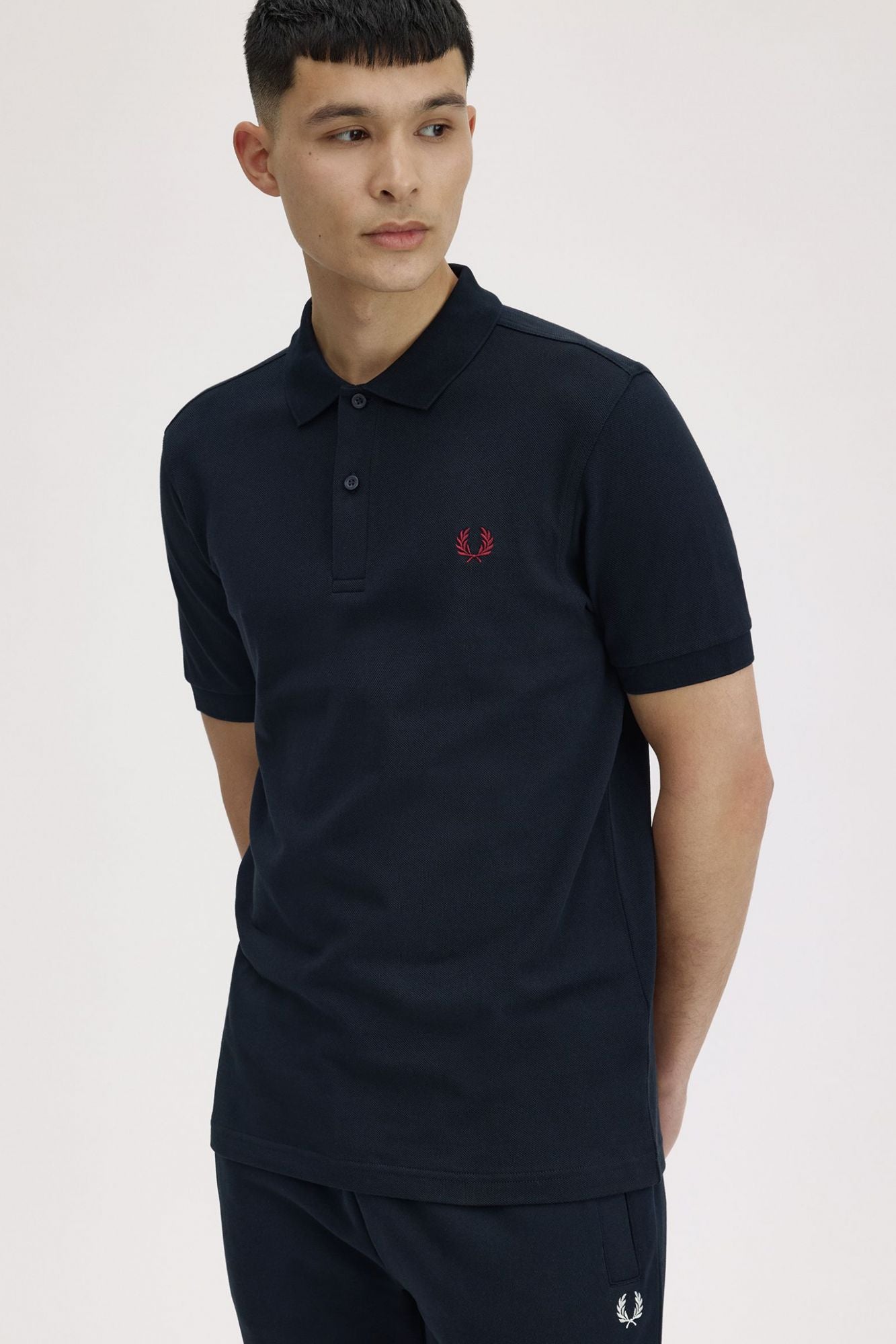 FRED PERRY PLAIN FRED PERRY SHIRT en color AZUL (4)