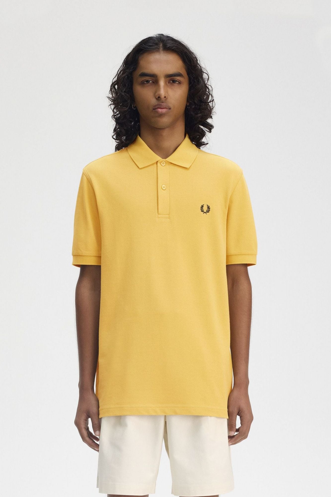 FRED PERRY PLAIN FRED PERRY SHIRT en color AMARILLO (1)