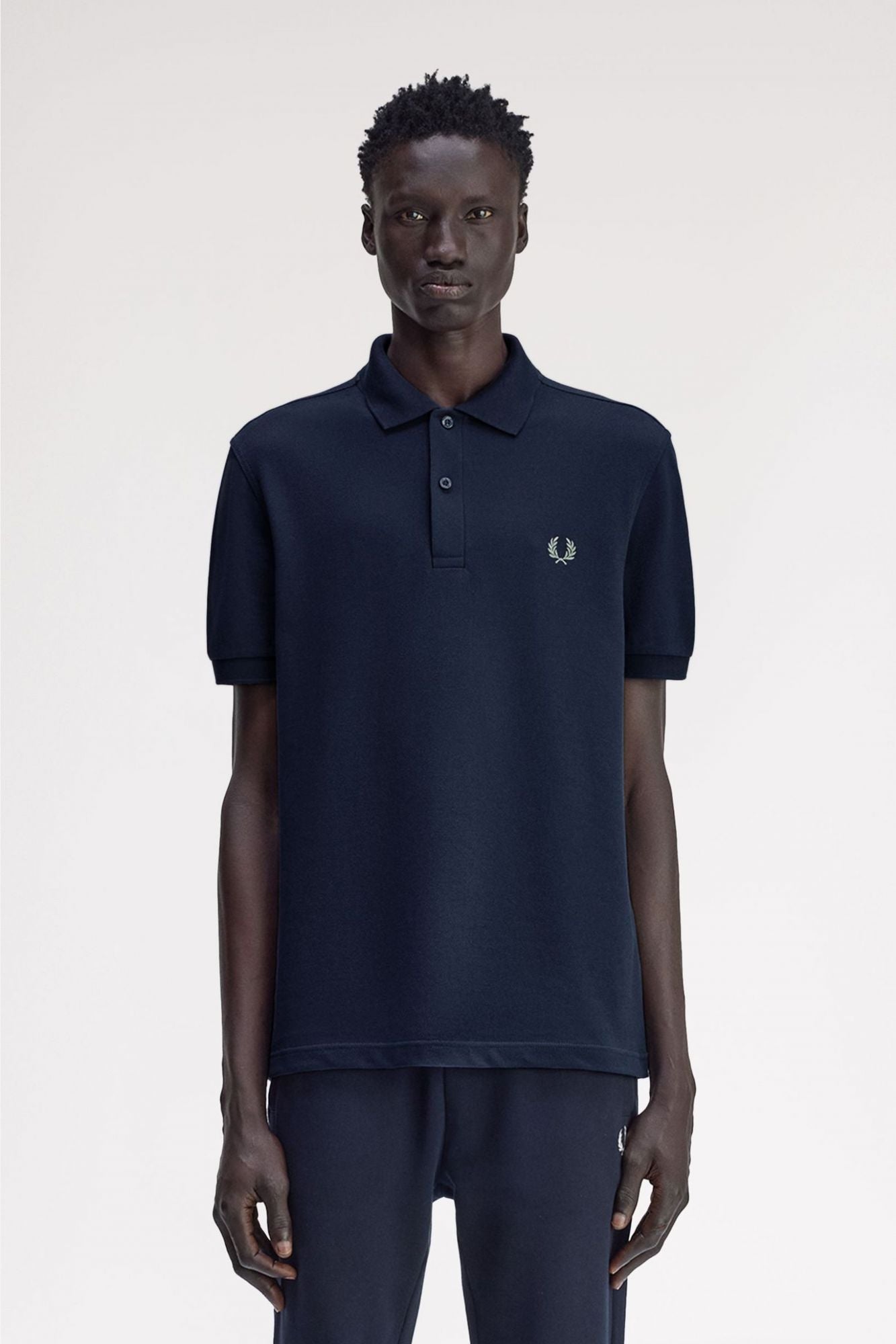 FRED PERRY PLAIN FRED PERRY SHIRT en color AZUL (1)