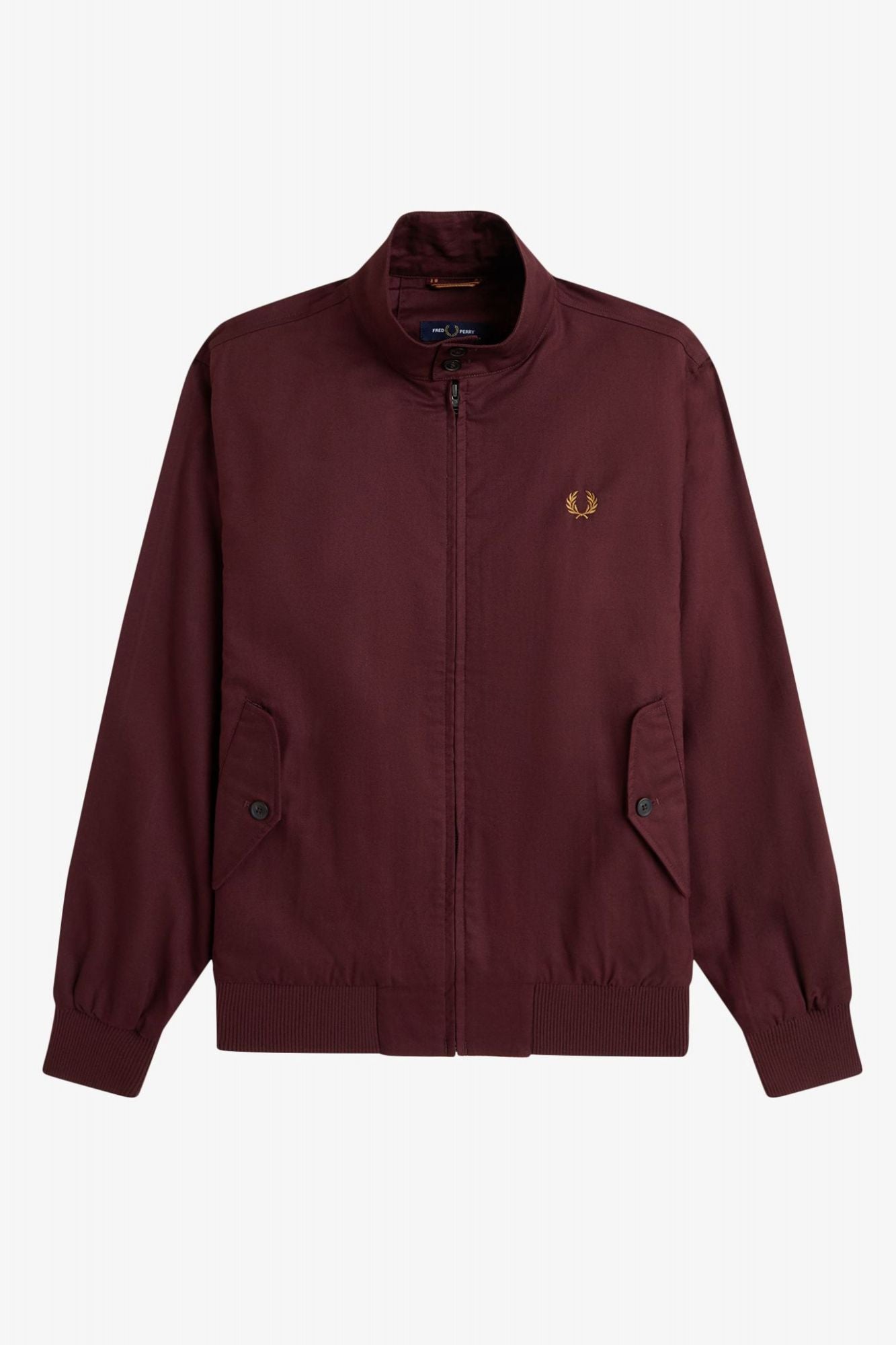 FRED PERRY HARRINGTON JACKET en color BURDEOS (2)