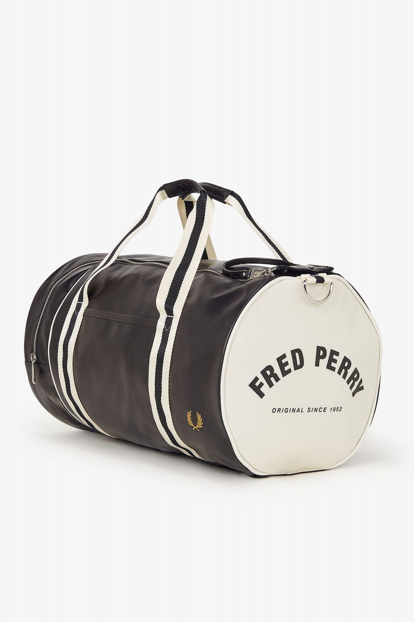 FRED PERRY CLASSIC BARREL BAG en color NEGRO (2)