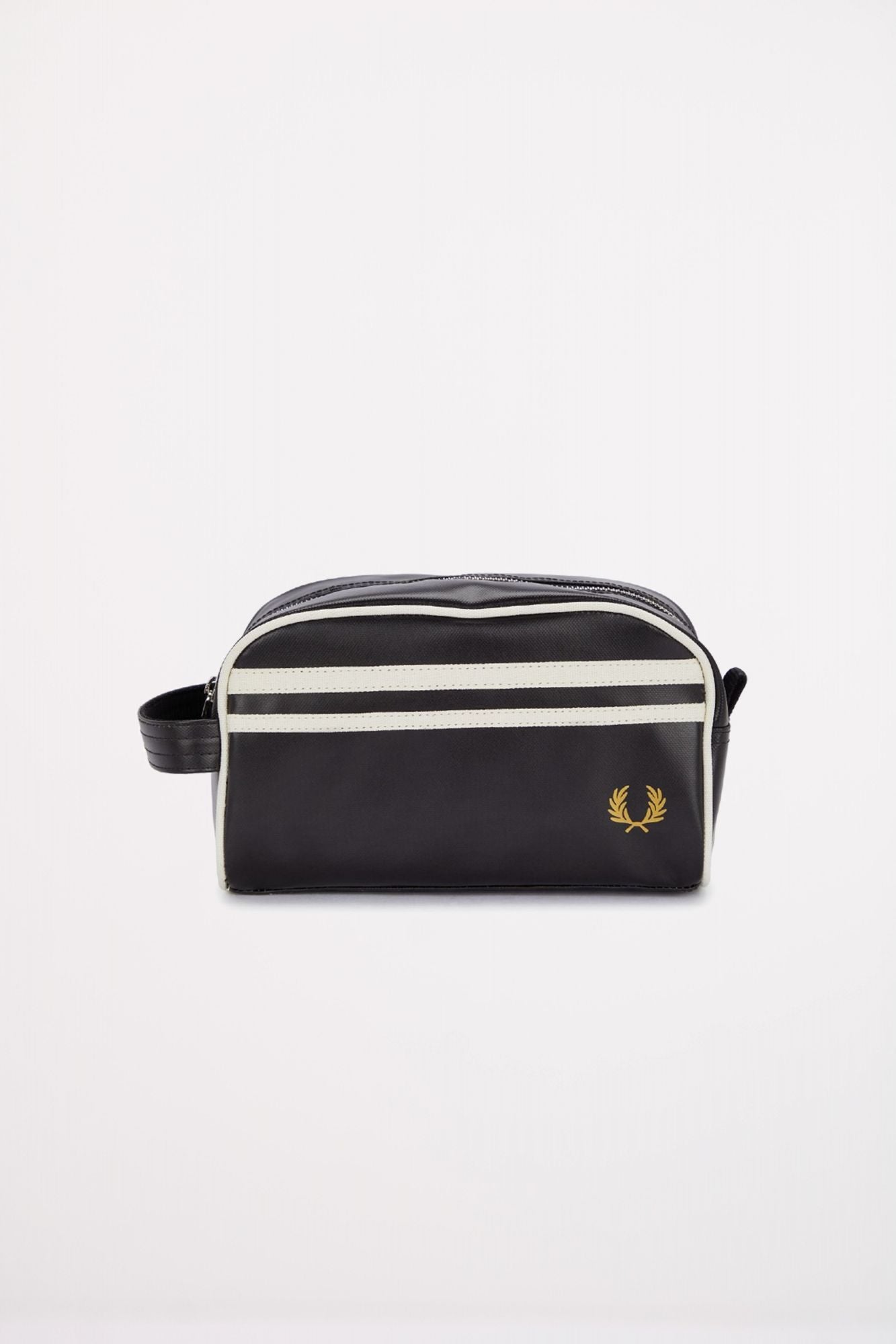 FRED PERRY COATED POLYESTER WASH BAG en color NEGRO (1)