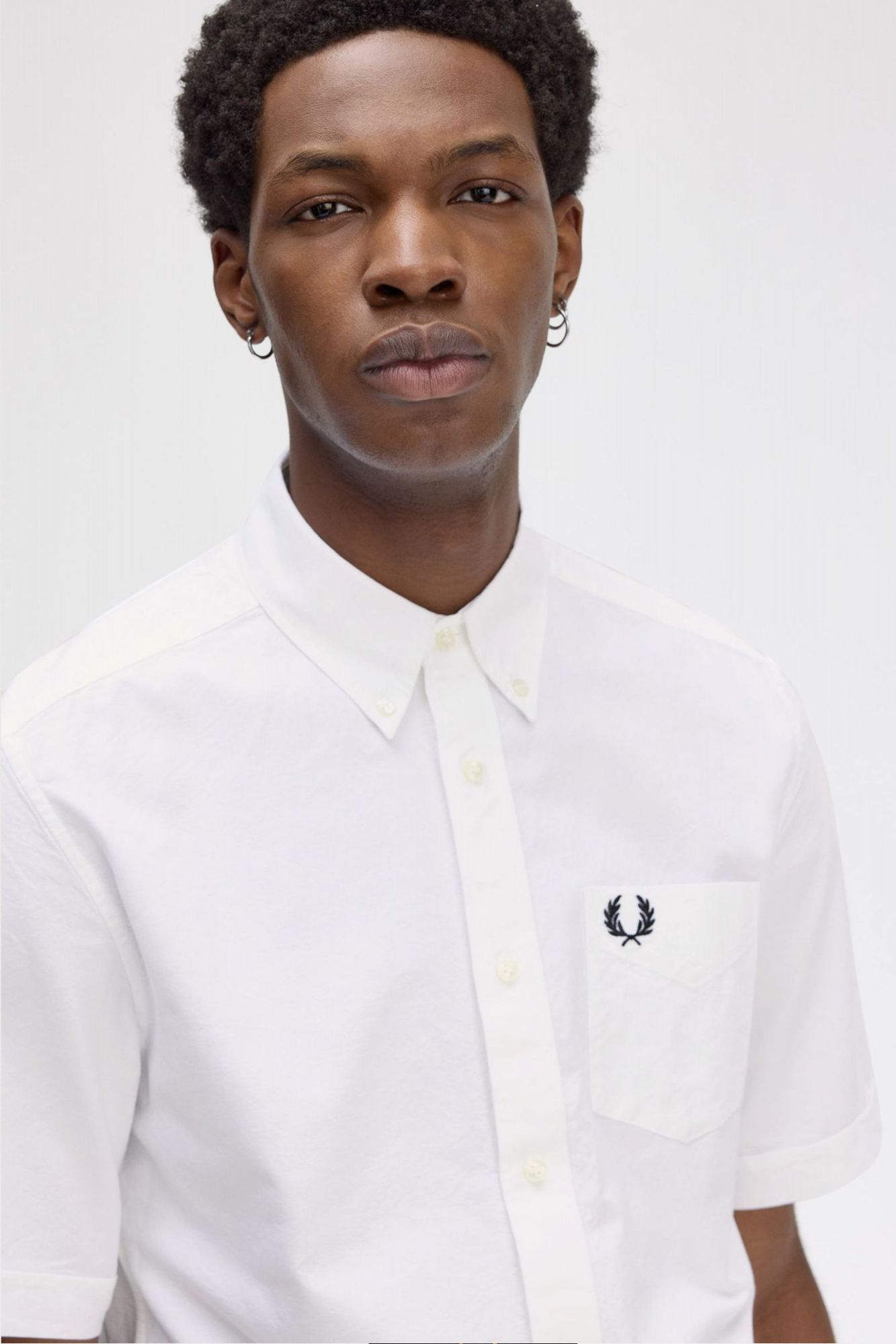 FRED PERRY OXFORD SHIRT en color BLANCO (1)