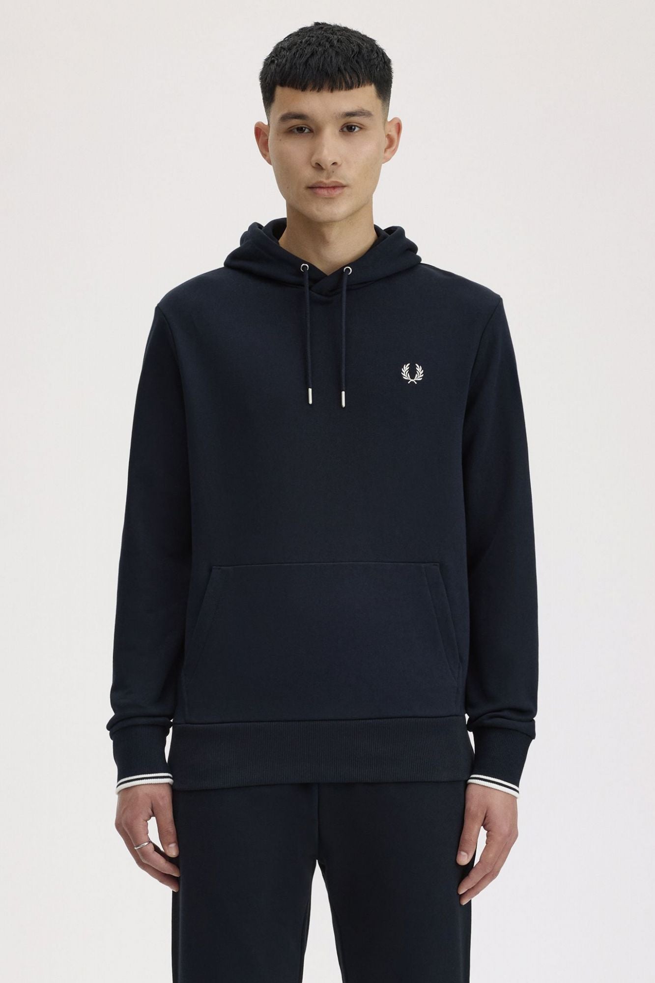 FRED PERRY HOODIE en color AZUL (1)