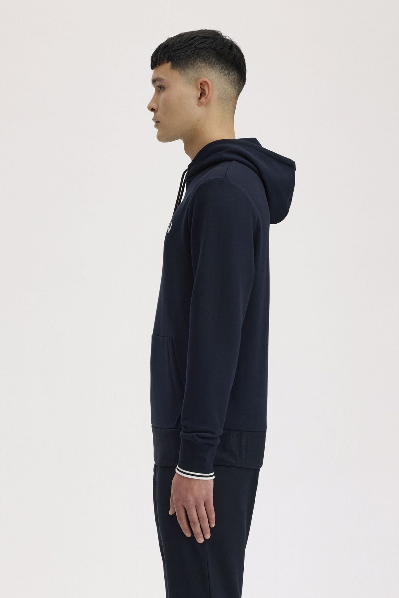 FRED PERRY HOODIE en color AZUL (3)