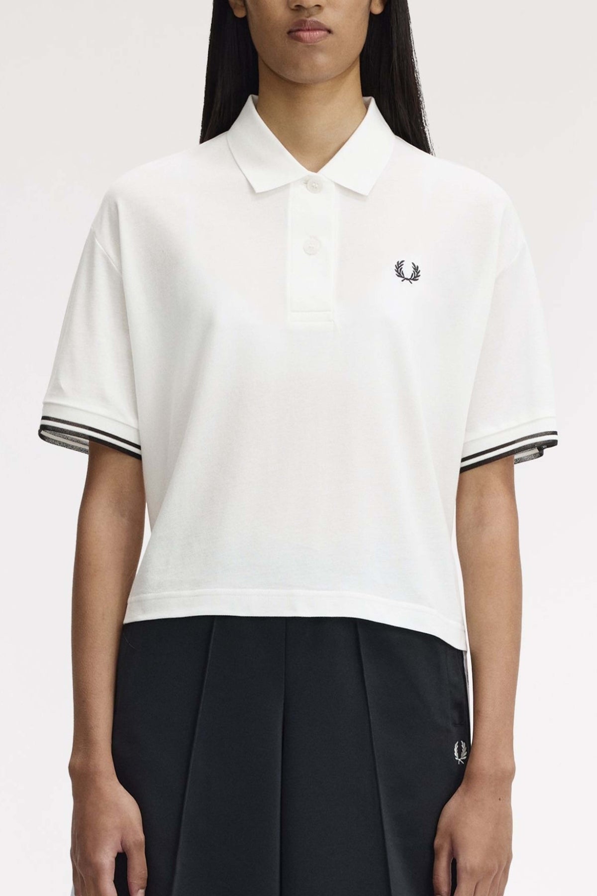 FRED PERRY TIPPED POLO SHIRT en color BLANCO (1)
