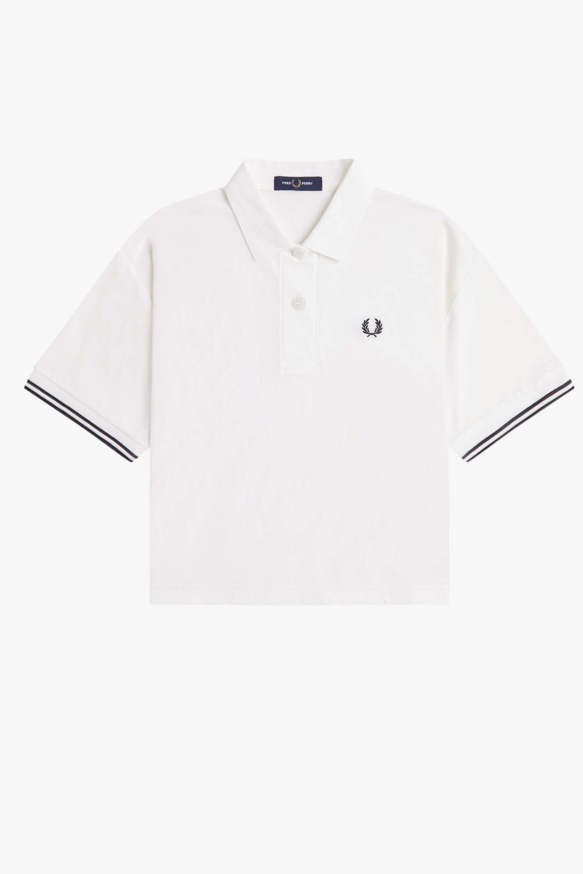 FRED PERRY TIPPED POLO SHIRT en color BLANCO (3)