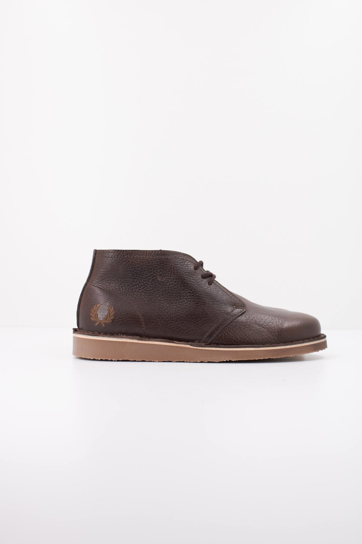 FRED PERRY HAWLEY LEATHER en color MARRON (2)