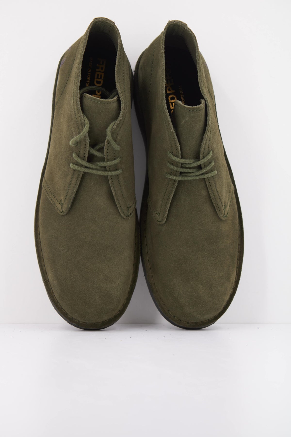 FRED PERRY HAWLEY SUEDE en color VERDE (3)