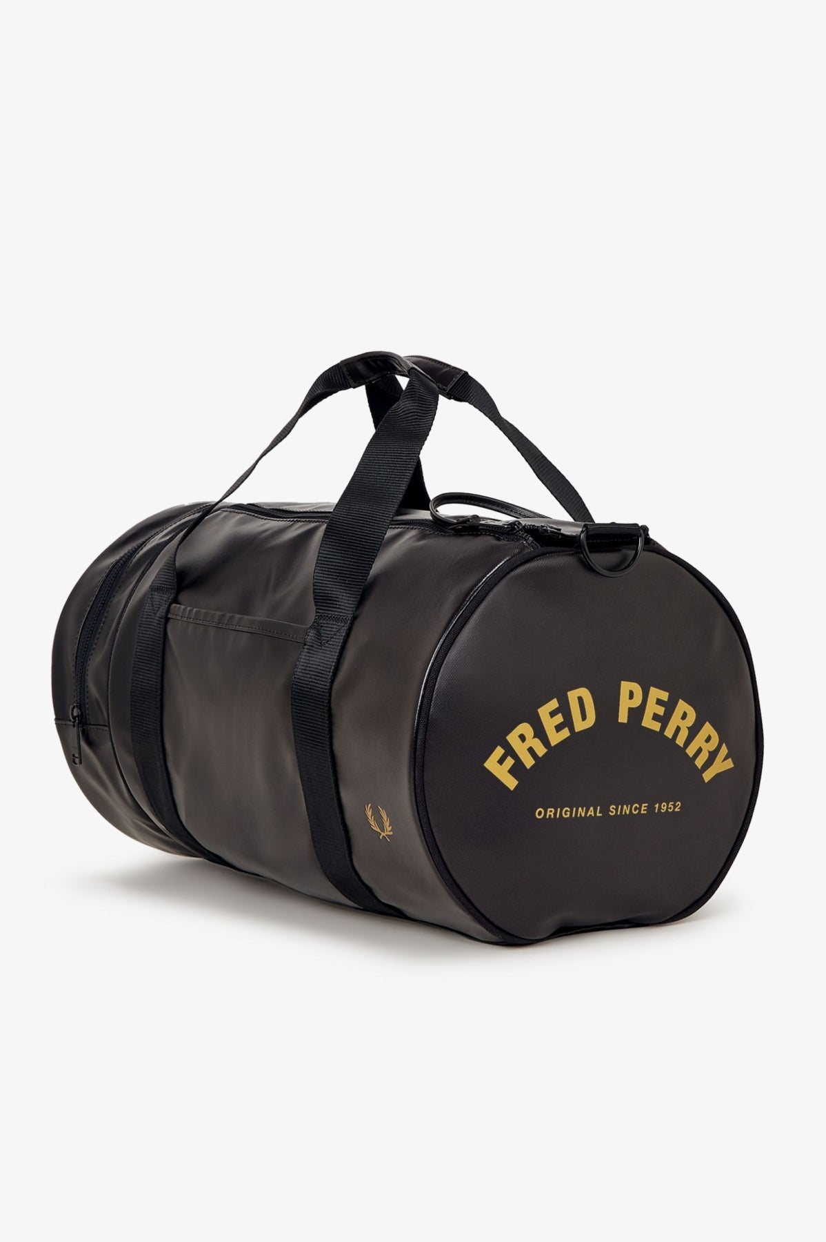 FRED PERRY TONAL CLASSIC BARREL BAG L7260FP en color NEGRO (4)