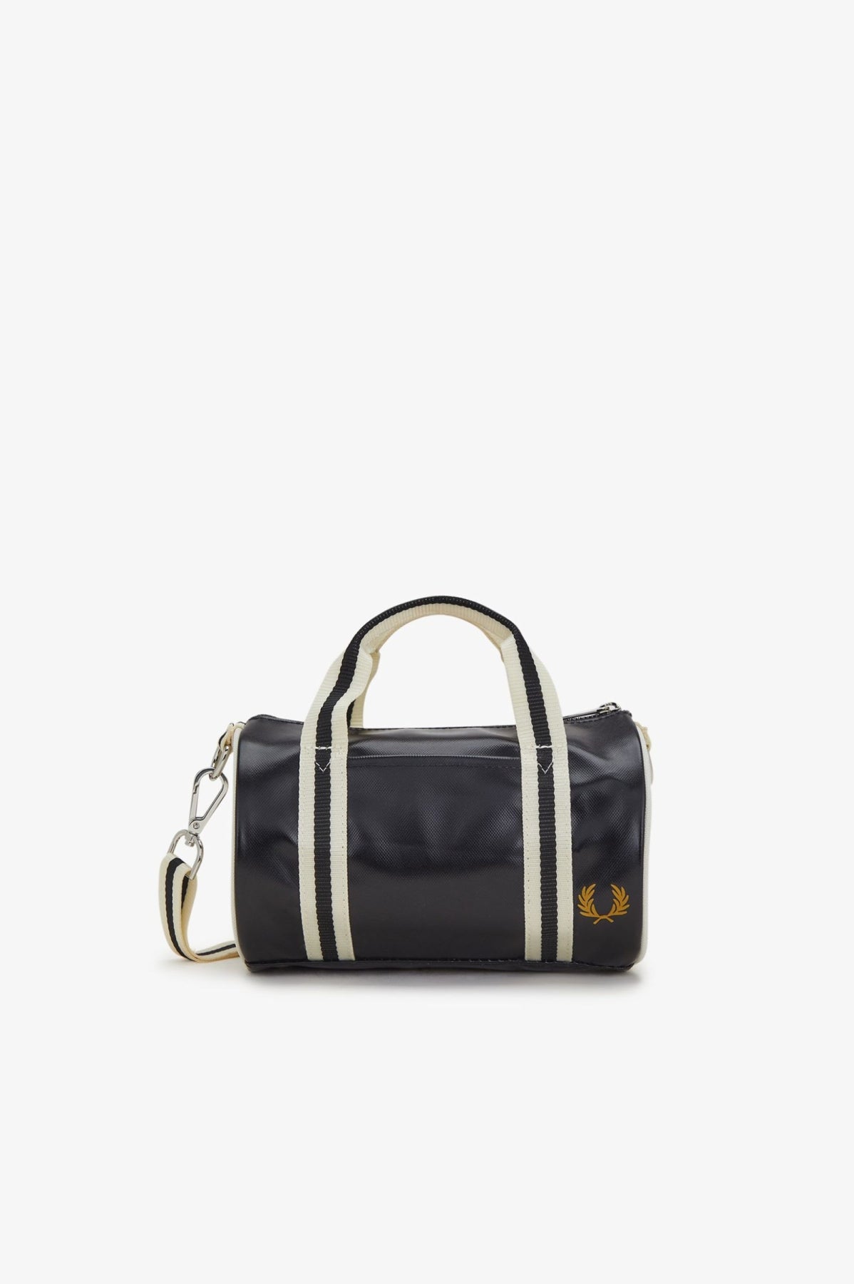 FRED PERRY CLASSIC MINI BARREL BAG L9256FP en color NEGRO (3)