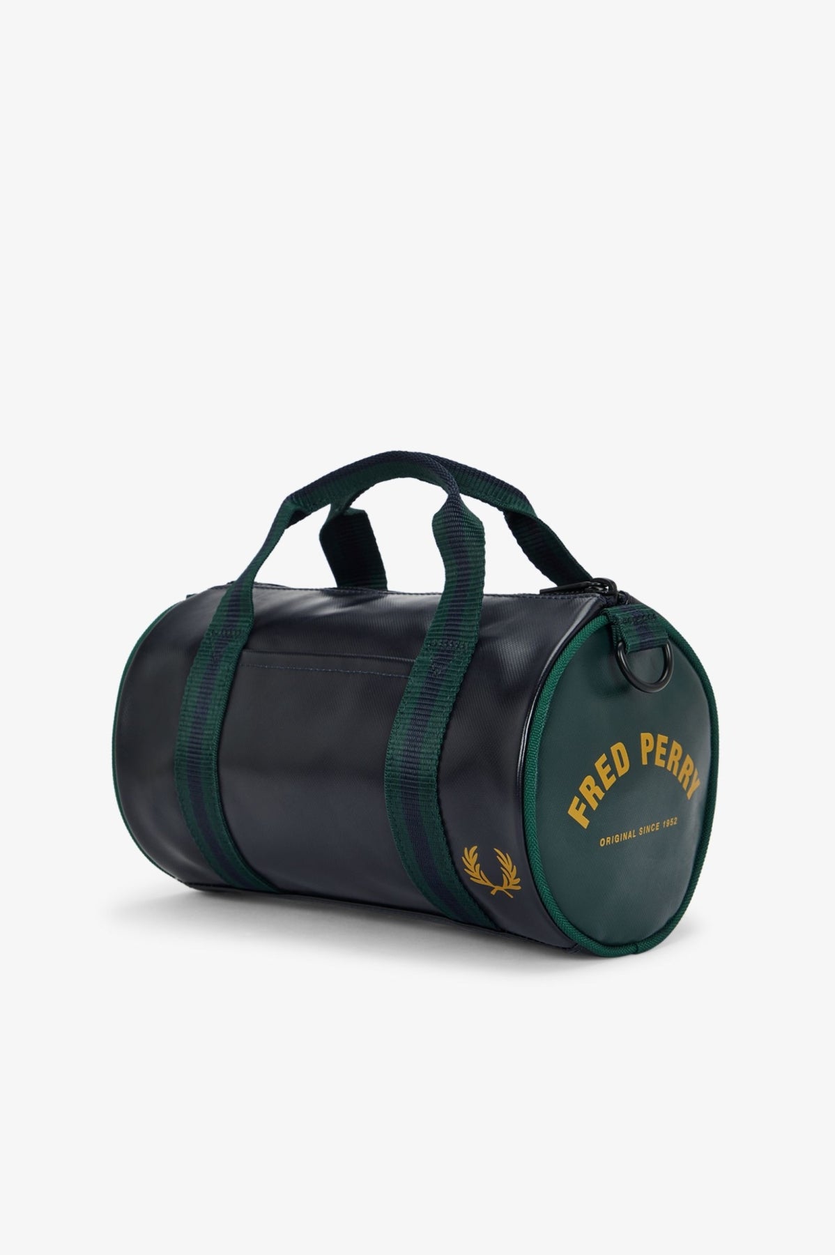 FRED PERRY CLASSIC MINI BARREL BAG en color VERDE (3)