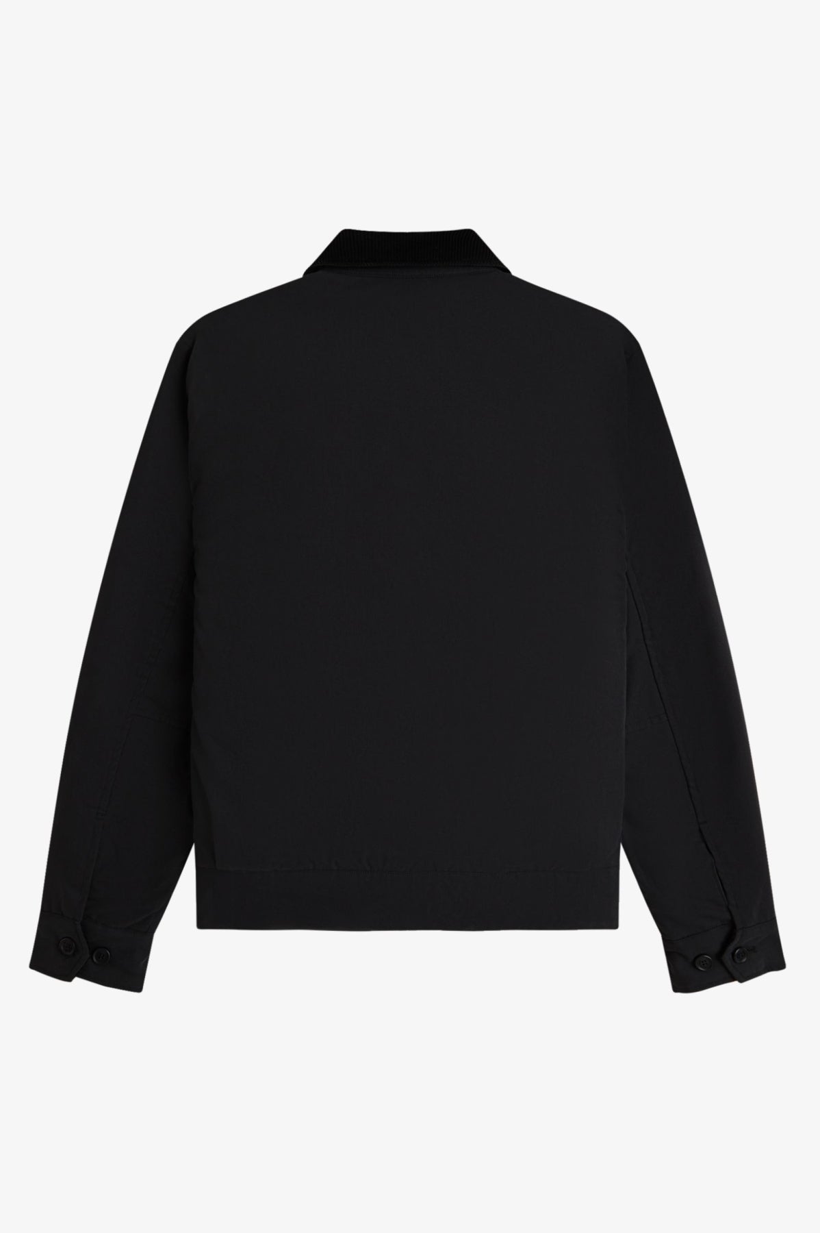FRED PERRY THE CABAN JACKET J8535FP en color NEGRO (4)
