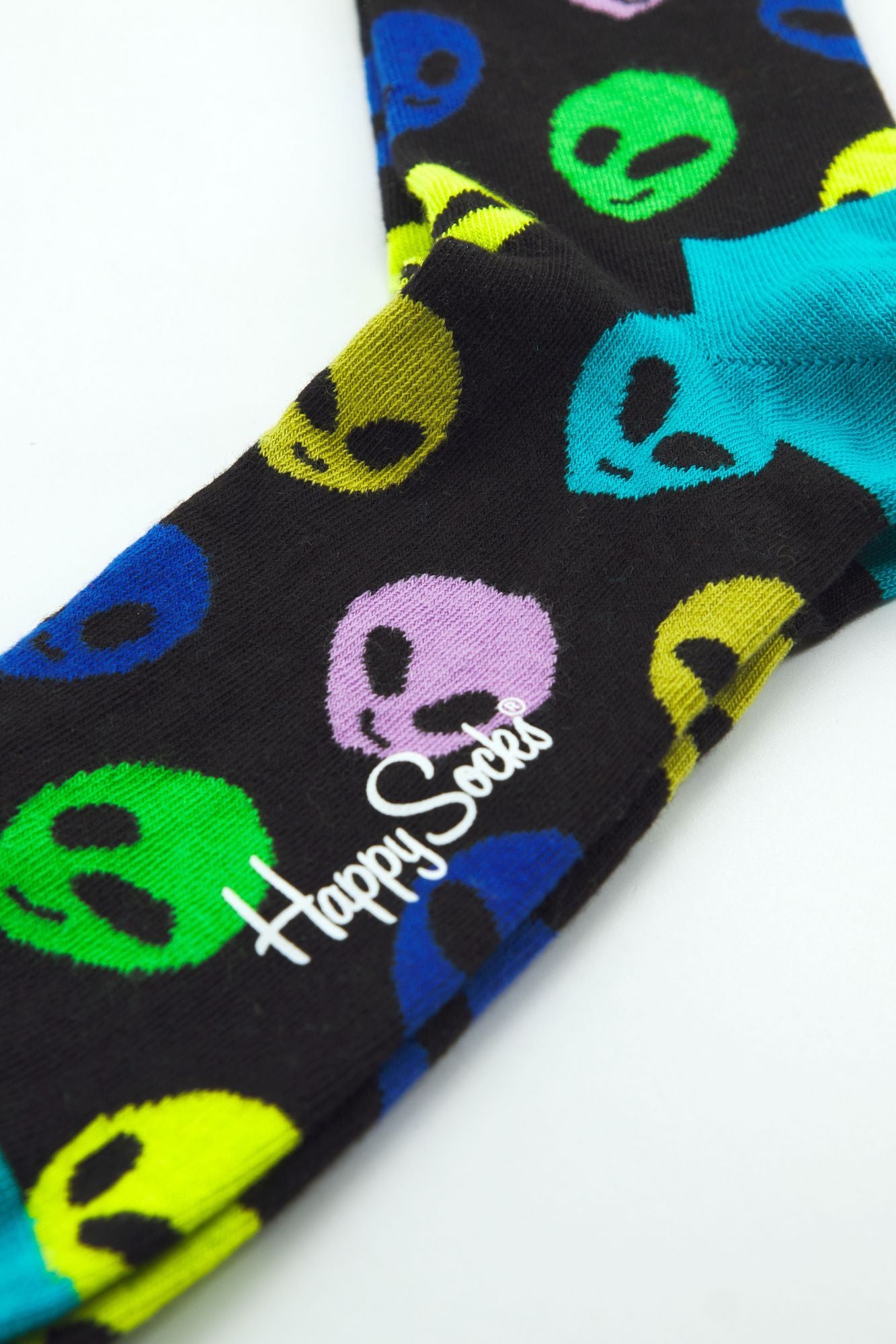 HAPPY SOCKS ALIEN en color NEGRO (4)