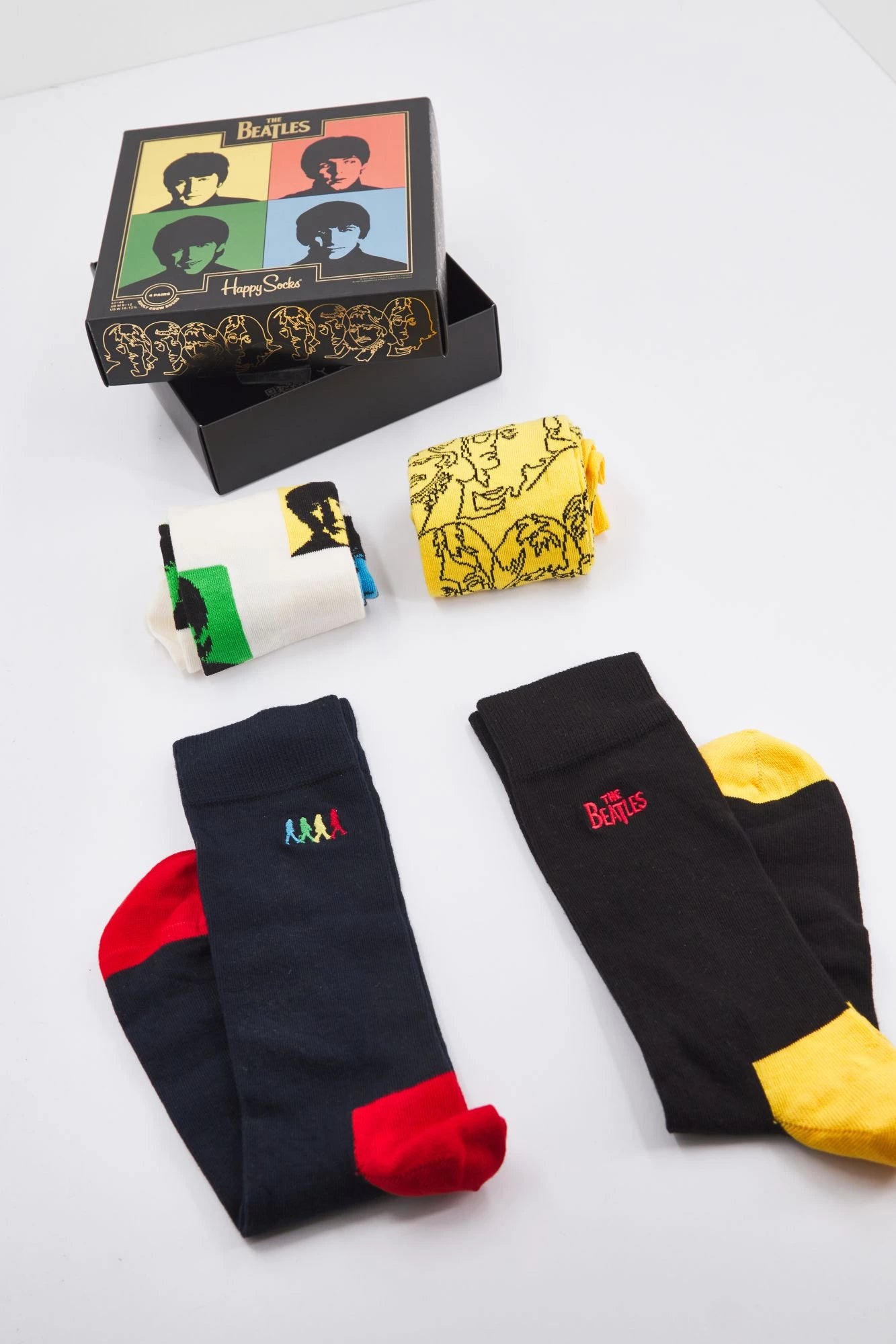 HAPPY SOCKS THE BEATLELS 4 PACK GIFT en color MULTICOLOR (6)