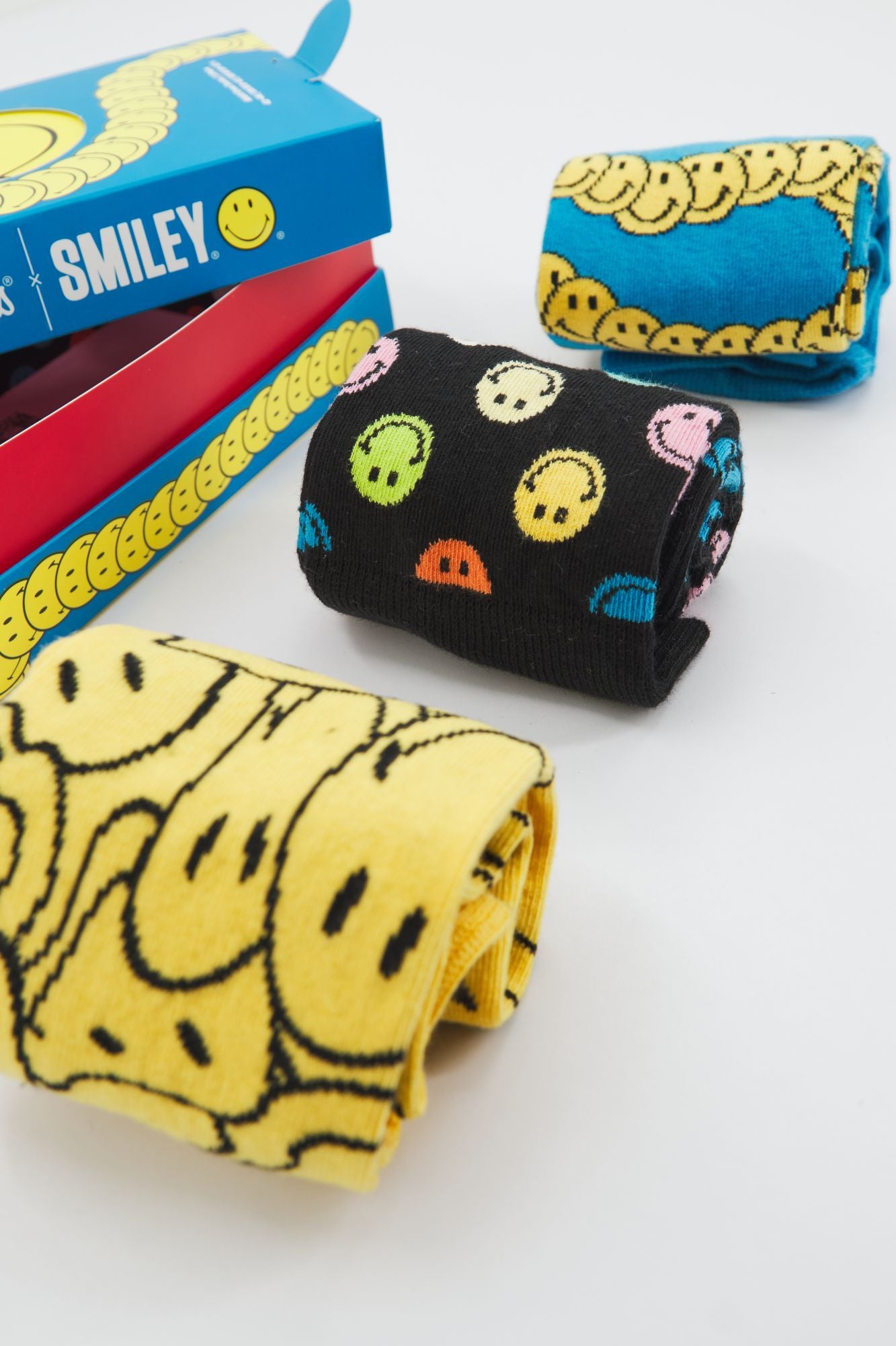 HAPPY SOCKS SMILE GIFT CREW SOCK en color MULTICOLOR (3)