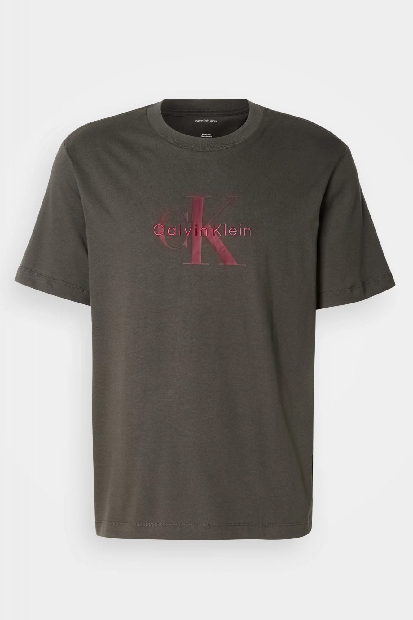 CALVIN KLEIN HERO MONOLOGO TEE 20S en color MARRON (2)