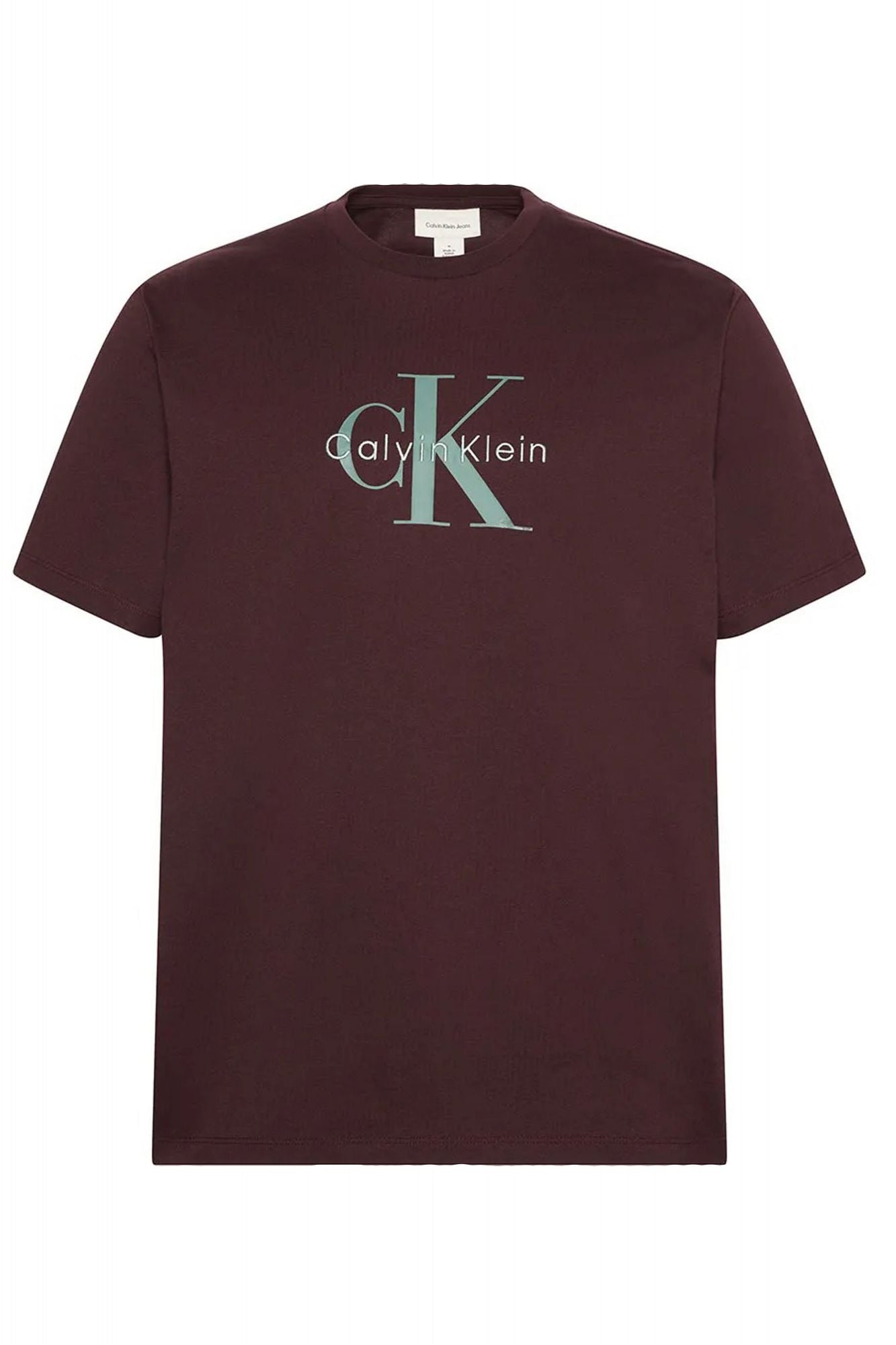 CALVIN KLEIN HERO MONOLOGO TEE 20S en color MARRON (1)