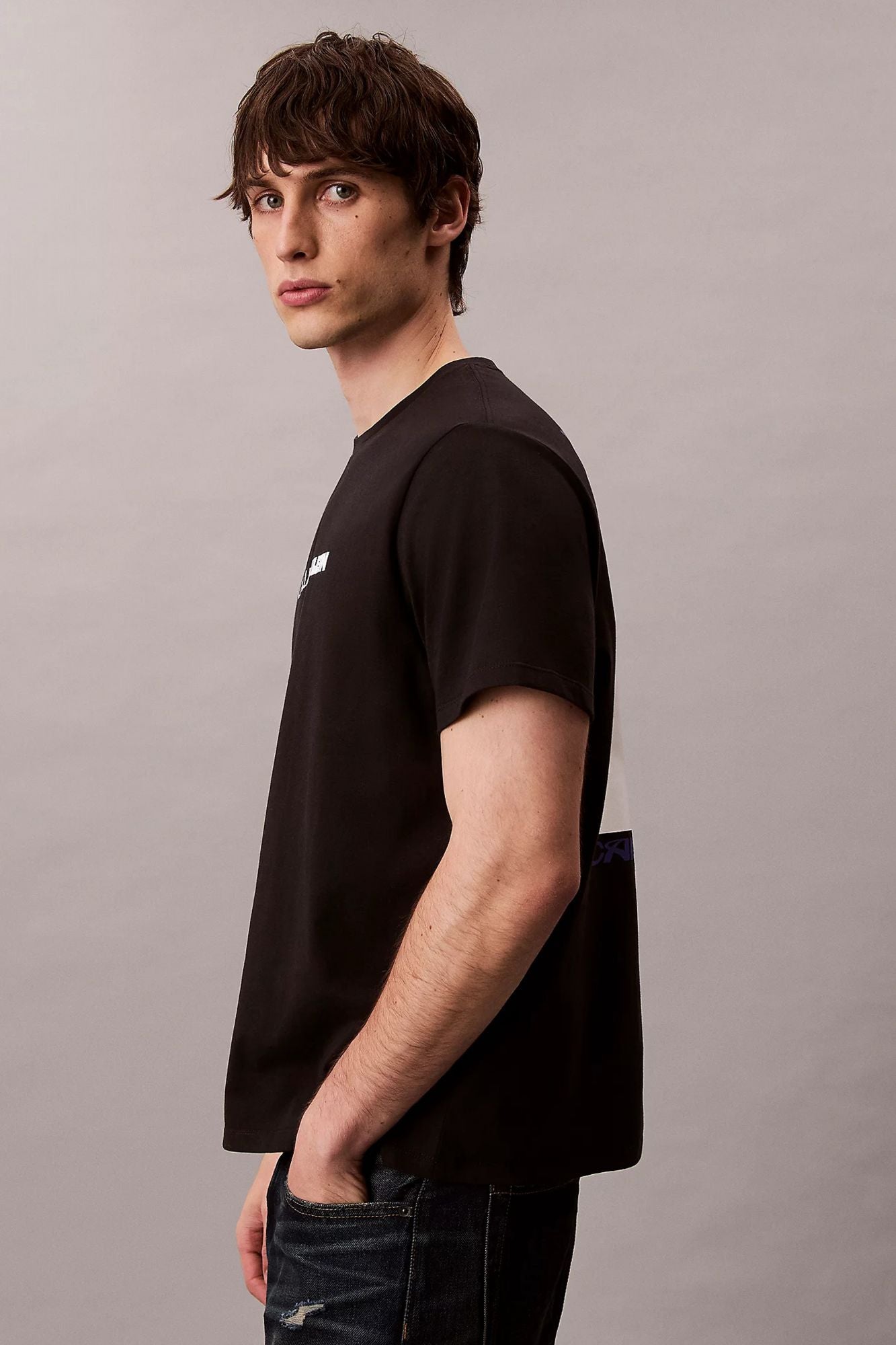 CALVIN KLEIN SS 20S TC CK STACK GRAPH en color NEGRO (2)
