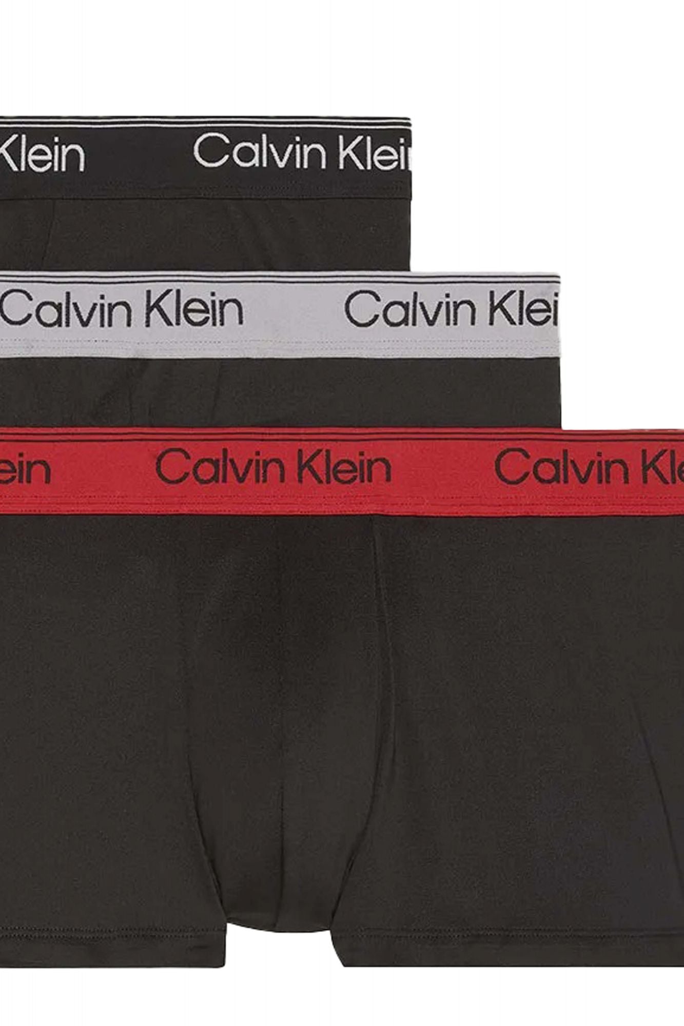 CALVIN KLEIN LOW RISE TRUNK 3PK en color NEGRO (3)