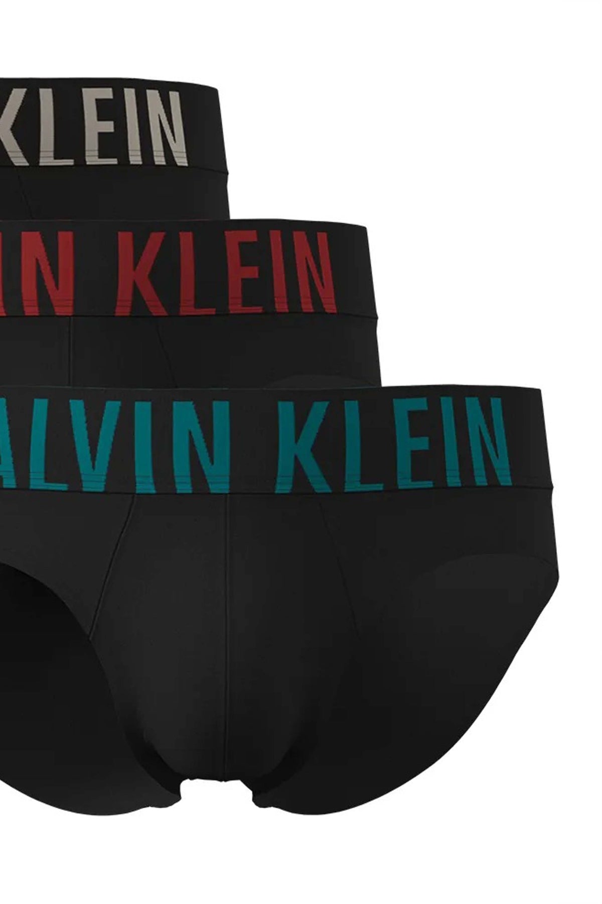 CALVIN KLEIN HIP BRIEF 3PK en color NEGRO (3)